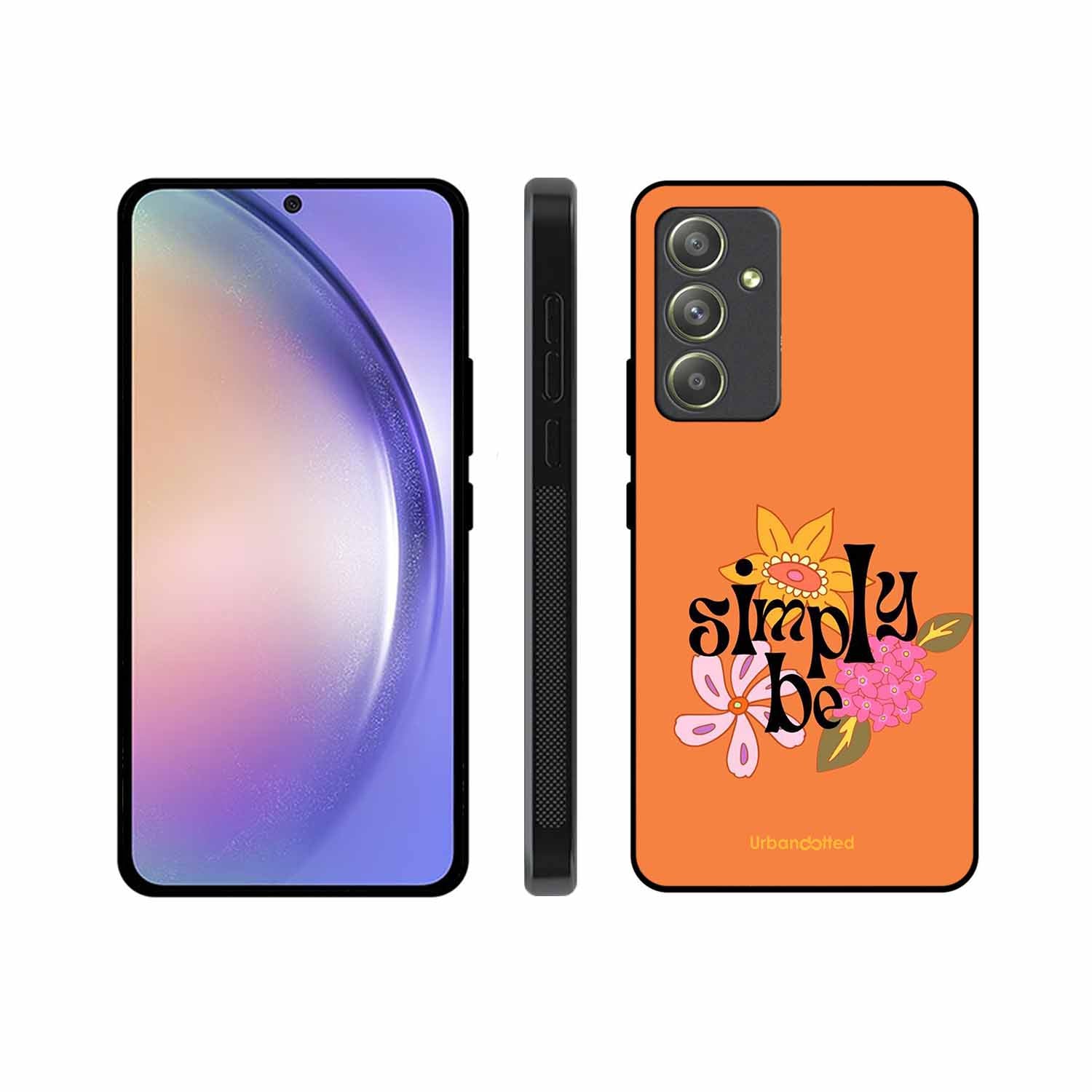 Simply Be Floral Glass Case For Samsung A54