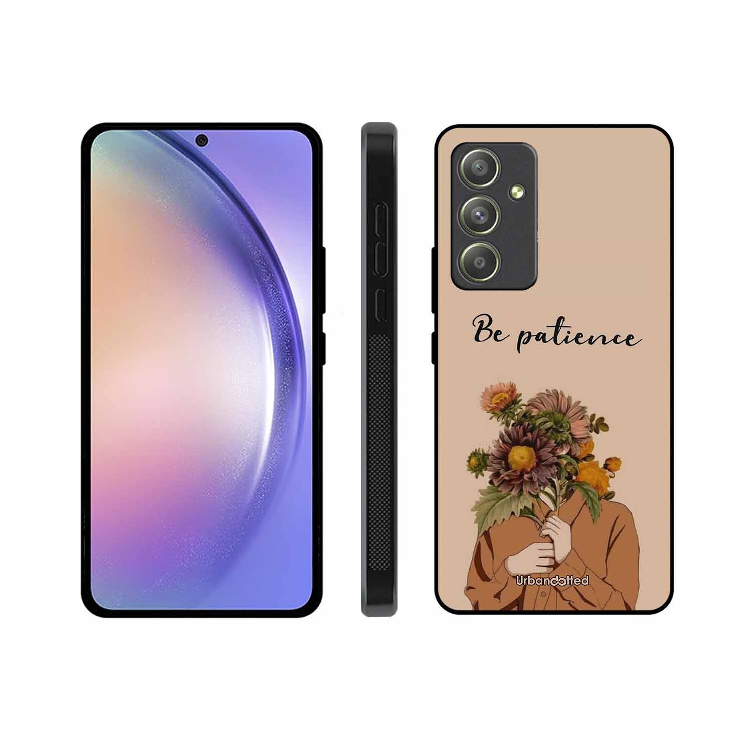 Gentle Bloom Patience Glass Case For Samsung A54