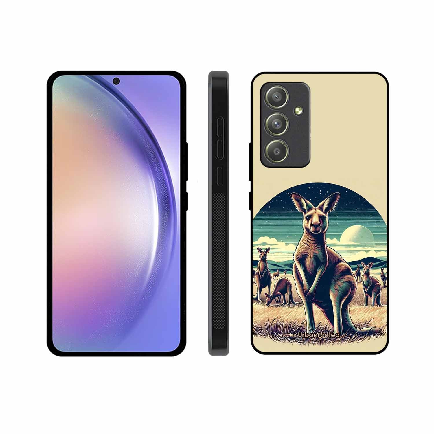 Kangaroo Mob Moonlight Glass Case For Samsung A54