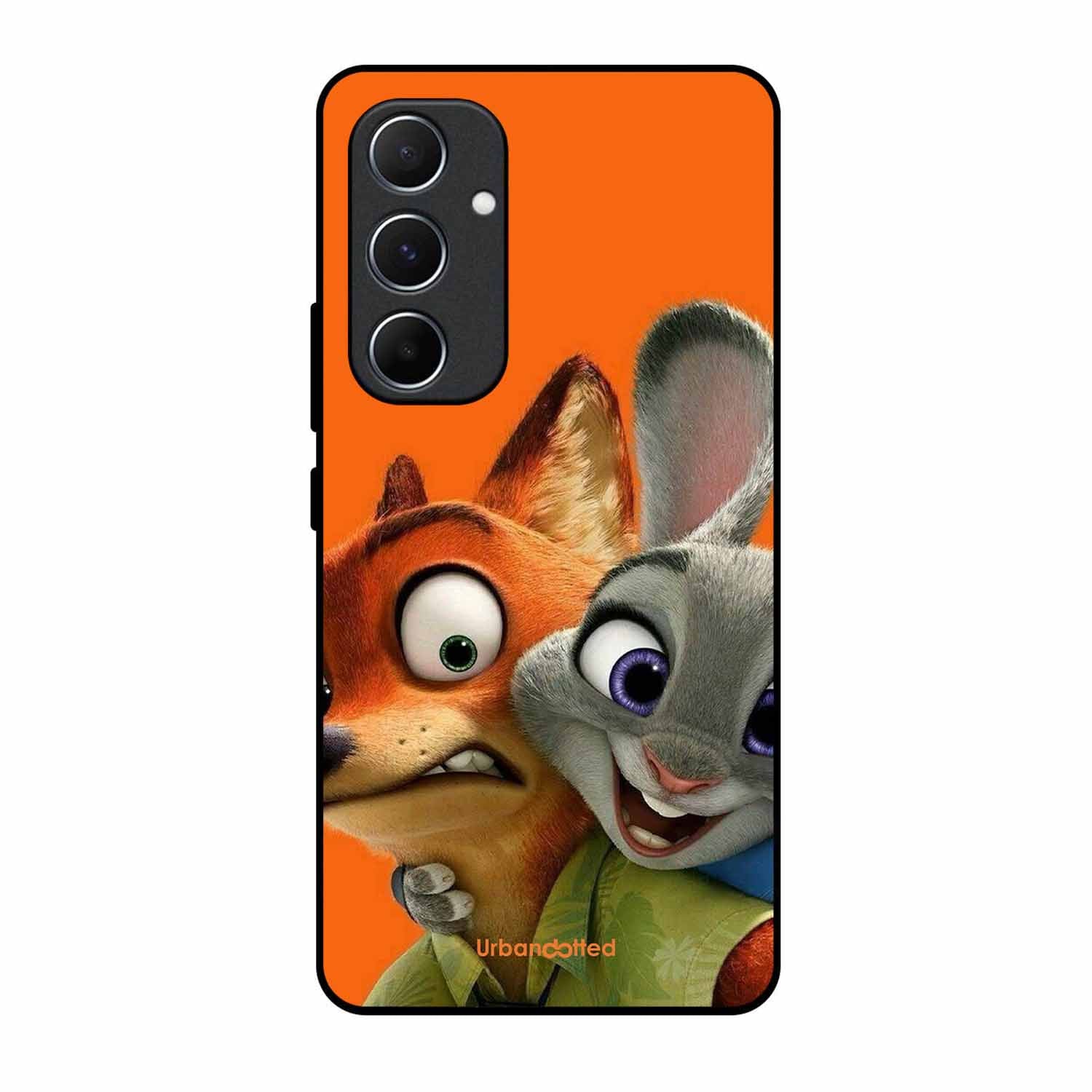 Zootopia Friends Glass Case For Samsung A55