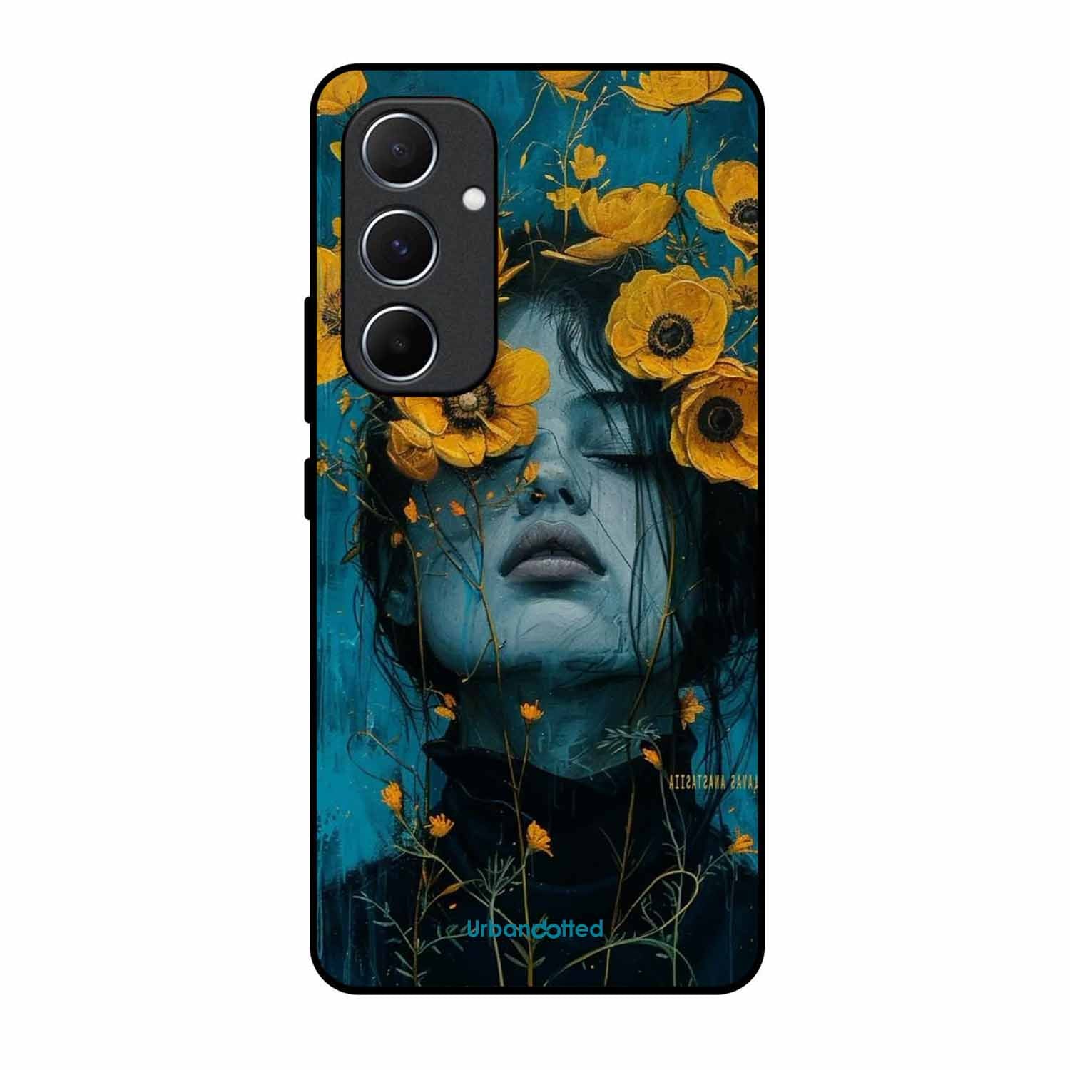 Wildflower Spirit Glass Case For Samsung A55