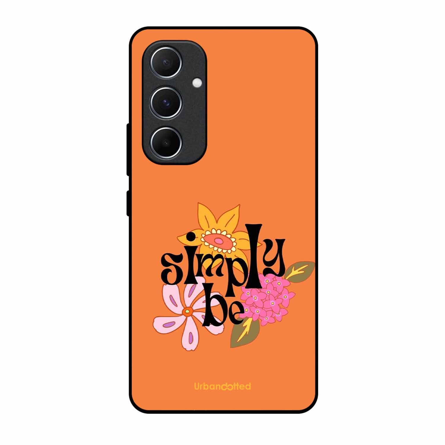 Simply Be Floral Glass Case For Samsung A55