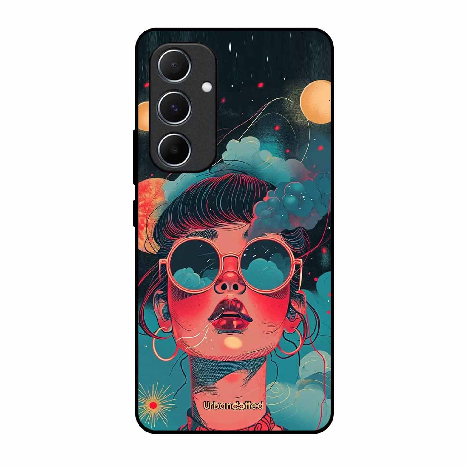 Starry Eyed Wonder Glass Case For Samsung A55