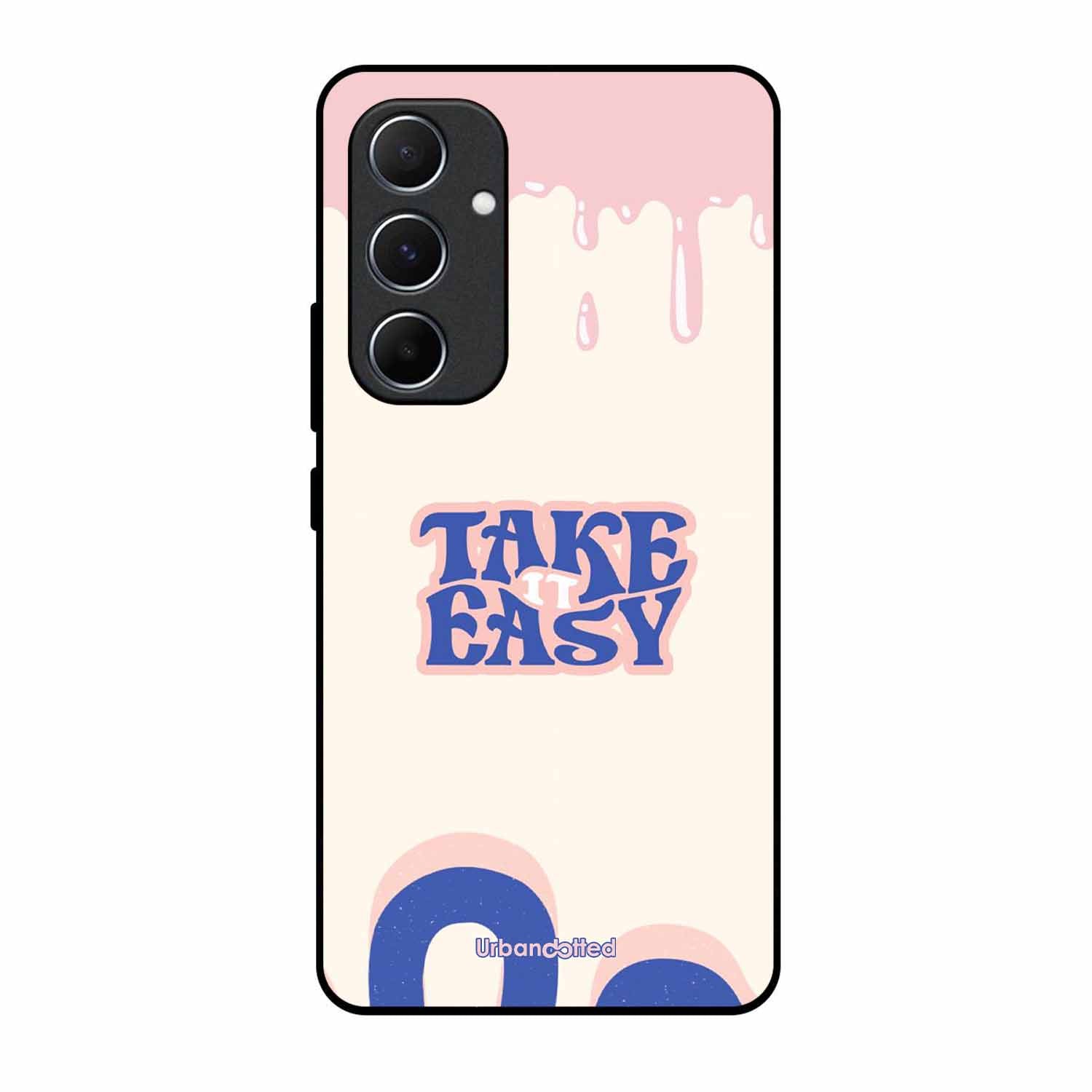 Take It Easy Drip Glass Case For Samsung A55