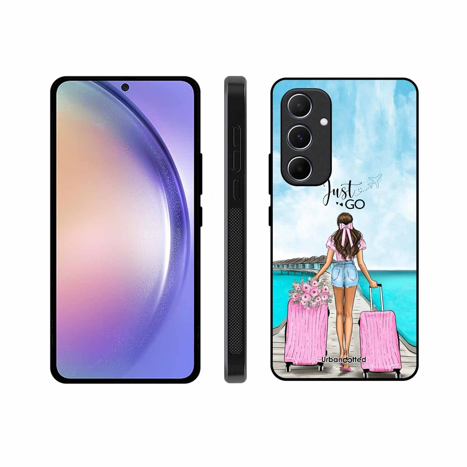 Just Go Travel Glass Case For Samsung A55