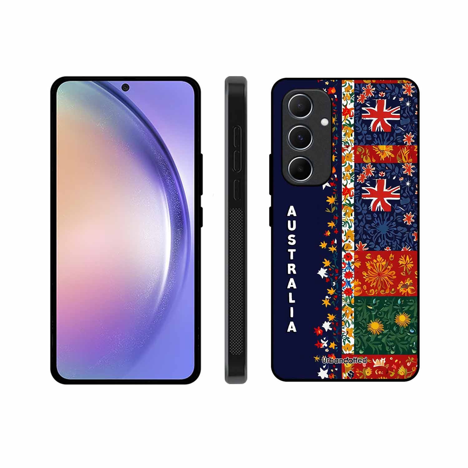 Australian National Pride Glass Case For Samsung A55