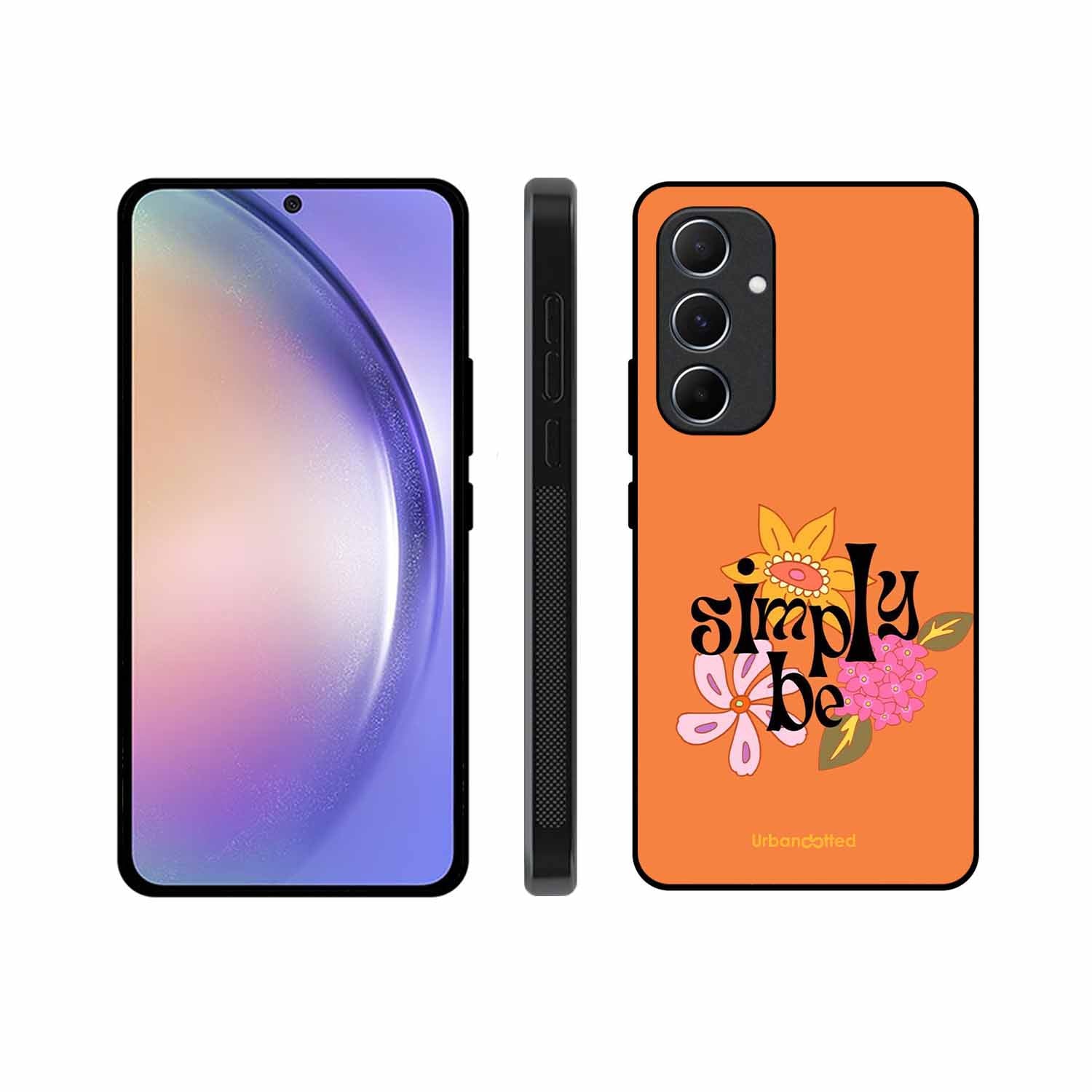 Simply Be Floral Glass Case For Samsung A55