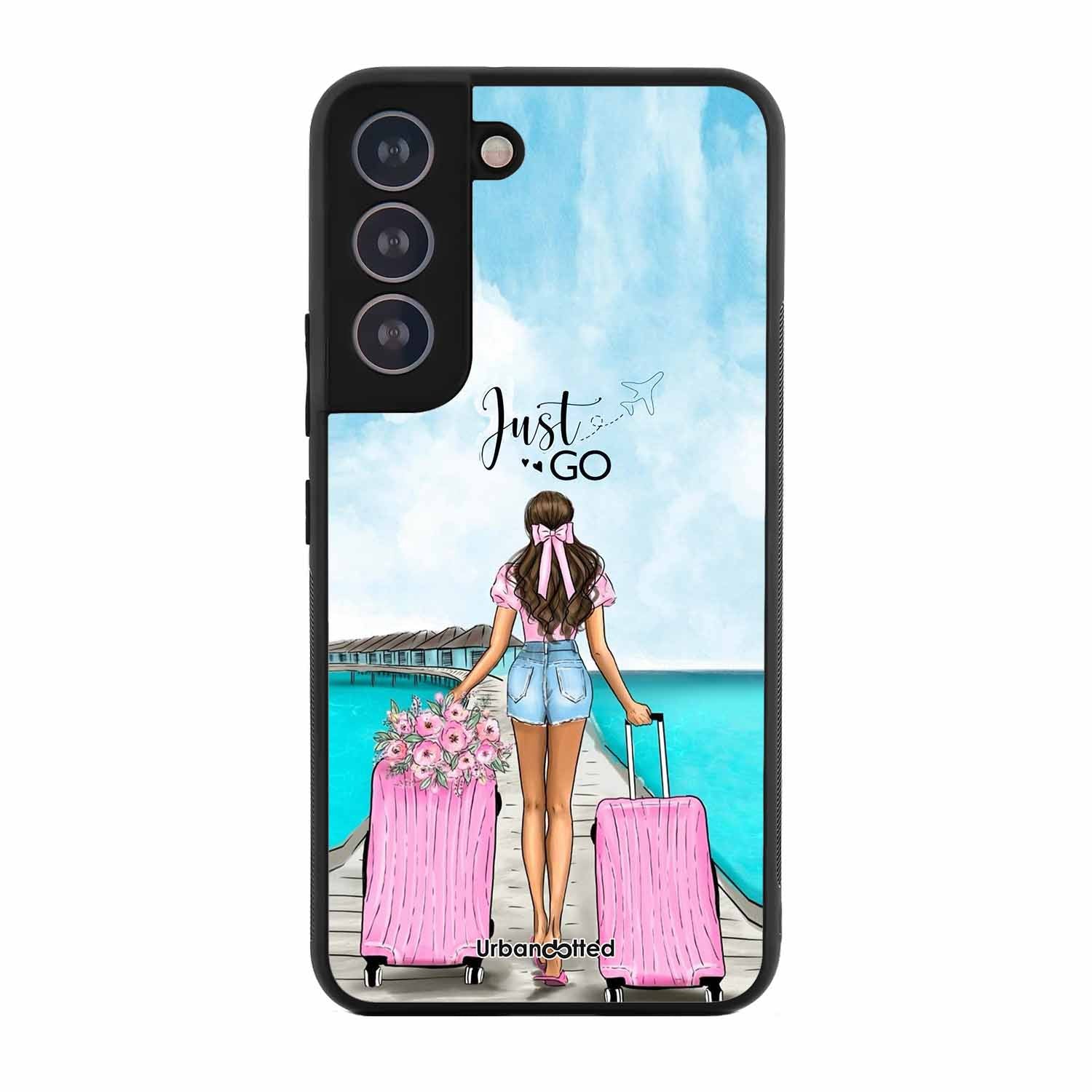 Just Go Travel Glass Case For Samsung S21 Plus