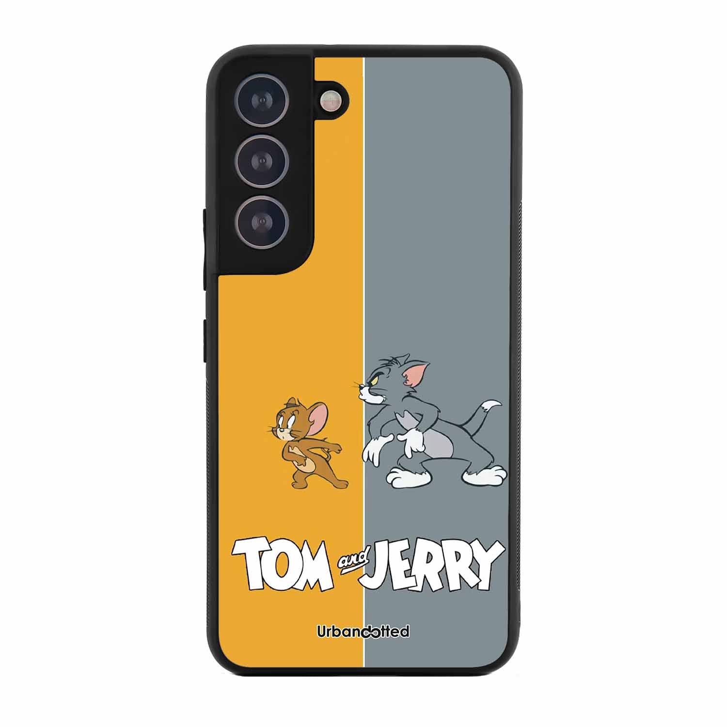 Tom and Jerry Chase Glass Case For Samsung S21 Plus