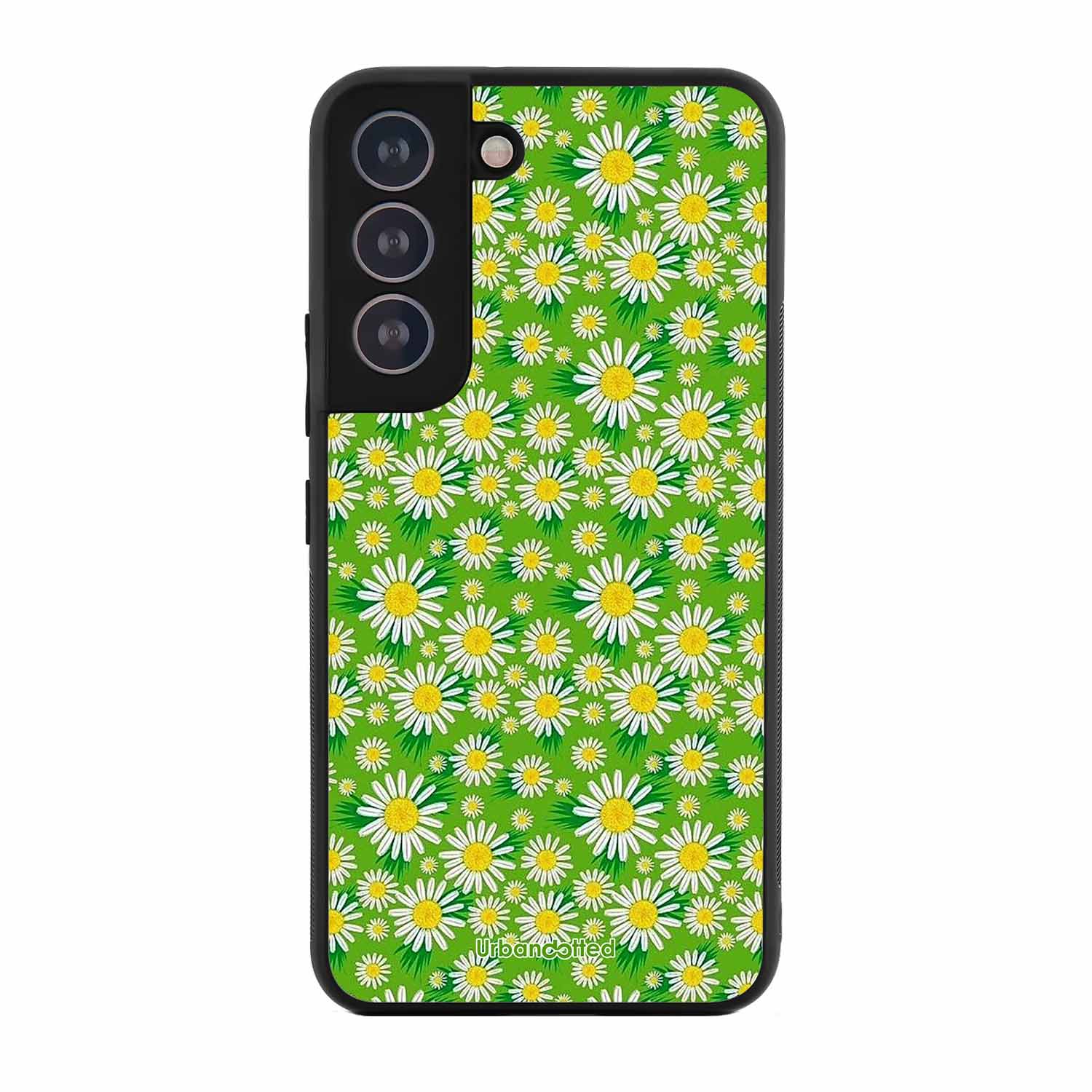 Cheerful Daisy Glass Case For Samsung S21