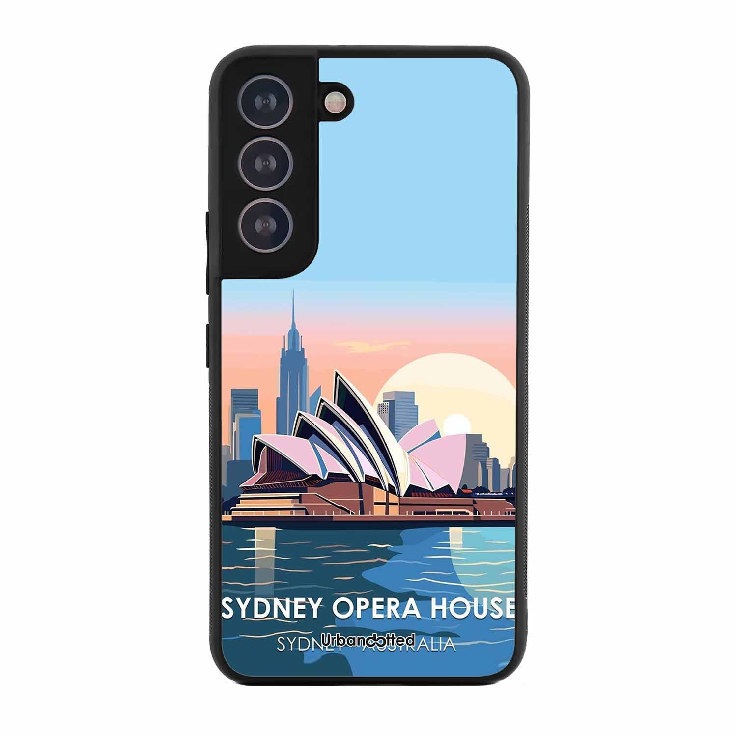 Sydney Opera House Sunrise Glass Case For Samsung S21 Plus