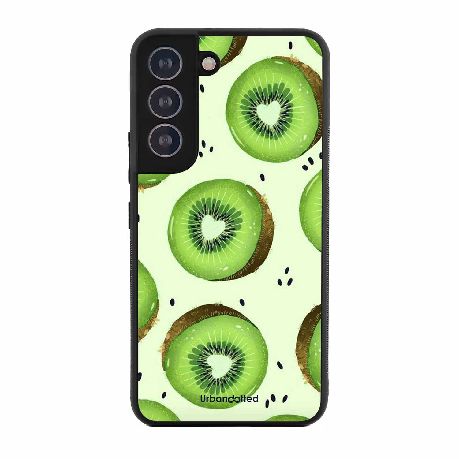 Tropical Kiwi Fruit Glass Case For Samsung S21 Plus