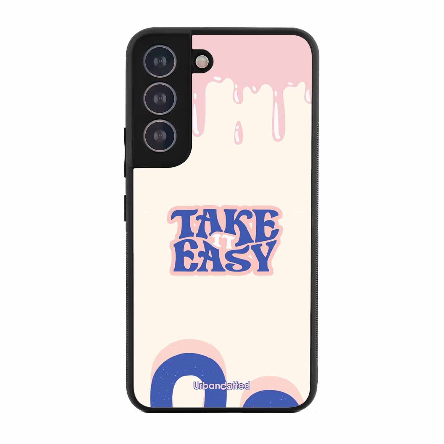 Take It Easy Drip Glass Case For Samsung S21