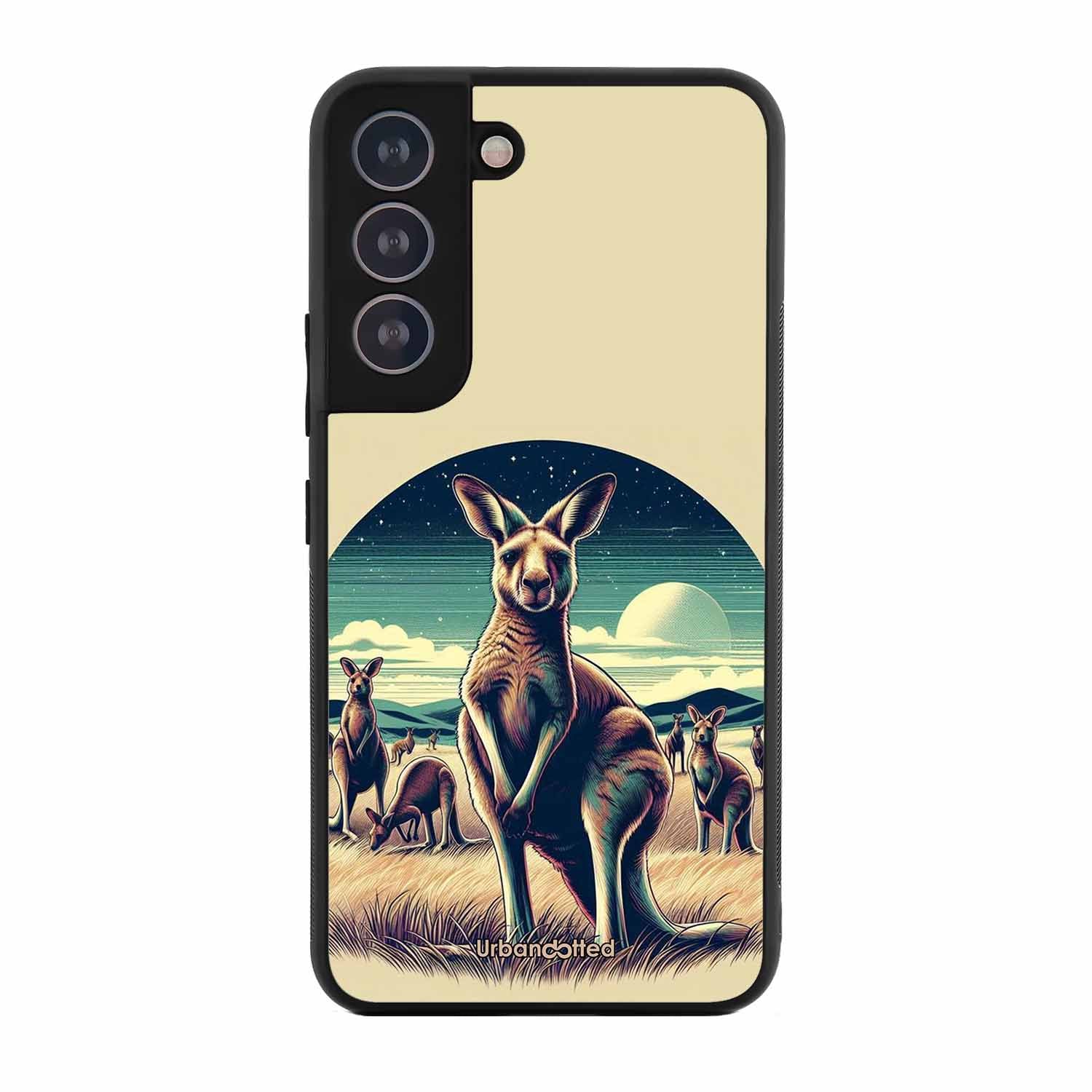 Kangaroo Mob Moonlight Glass Case For Samsung S21 Plus