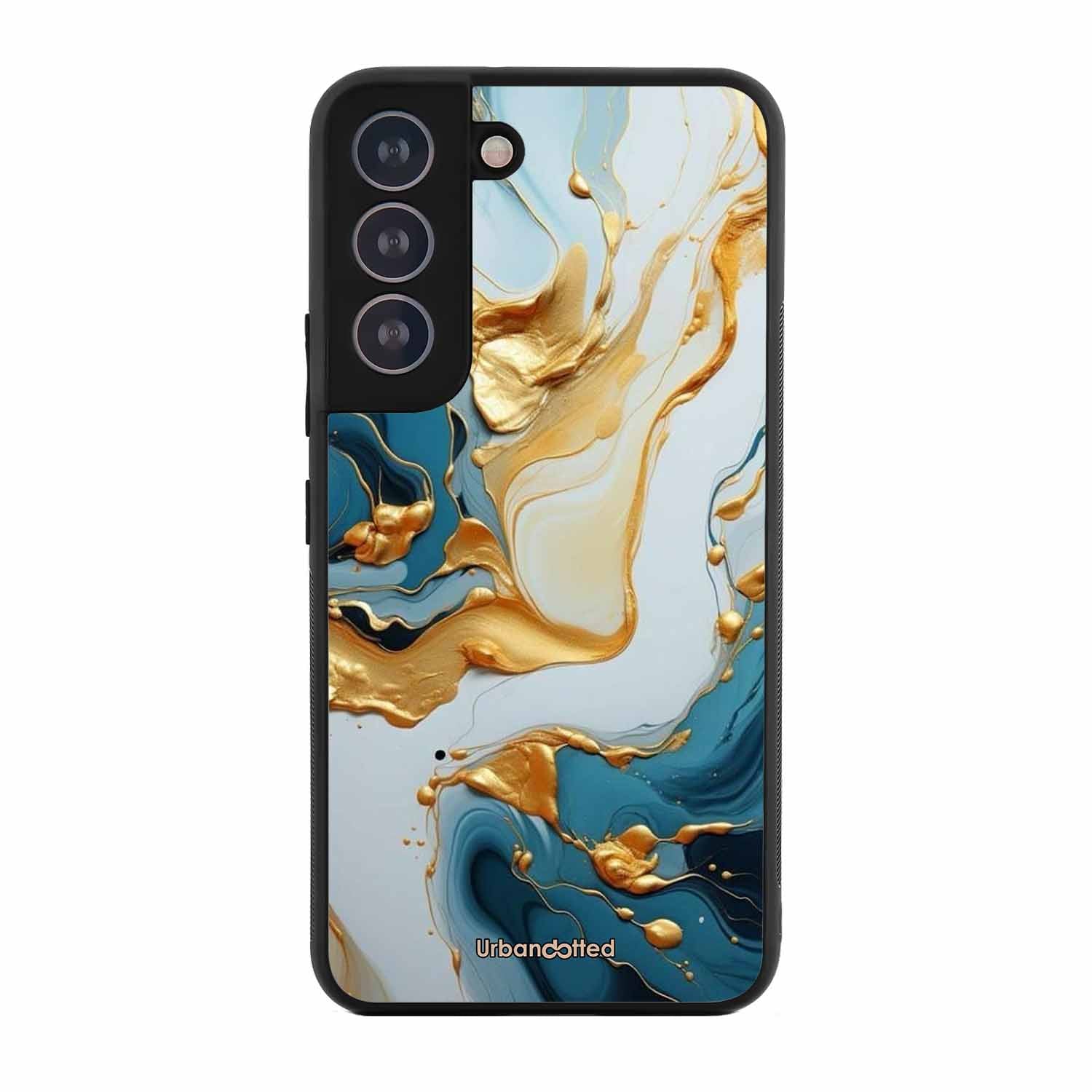 Luxurious Marble Effect Glass Case For Samsung S21 Plus
