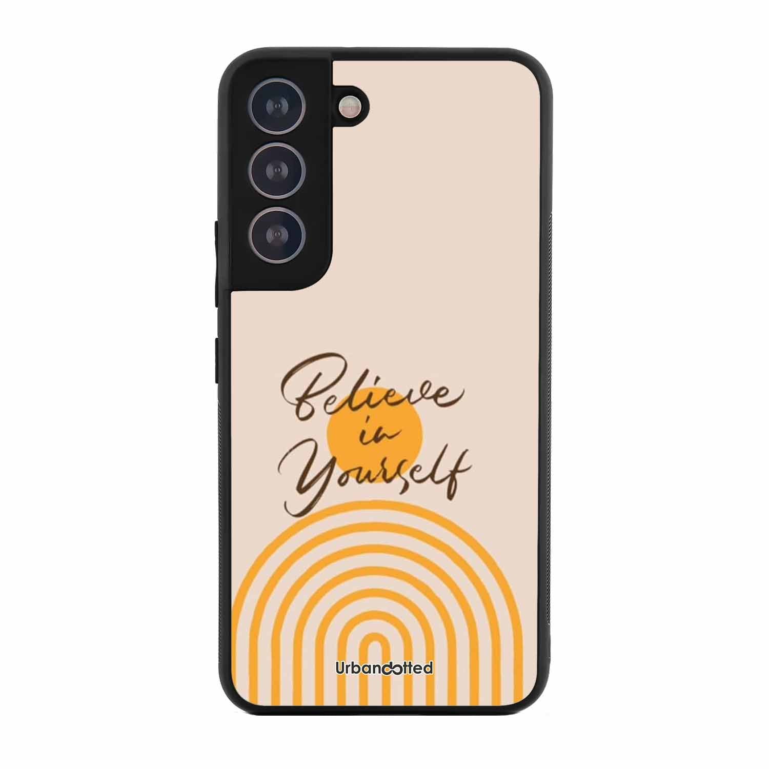Believe In Yourself Rainbow Glass Case For Samsung S21 Plus