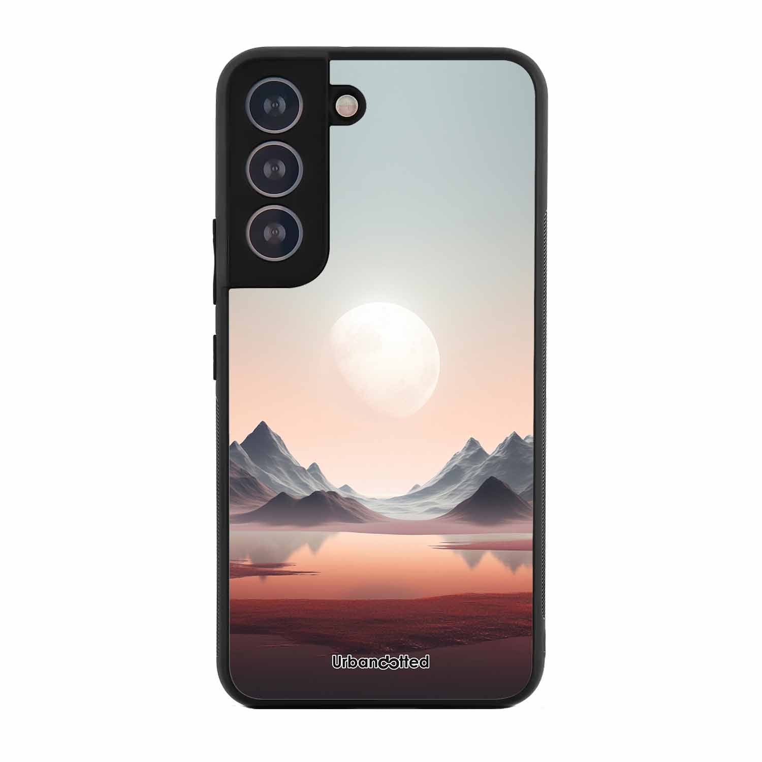 Tranquil Landscape Reflection Glass Case For Samsung S21