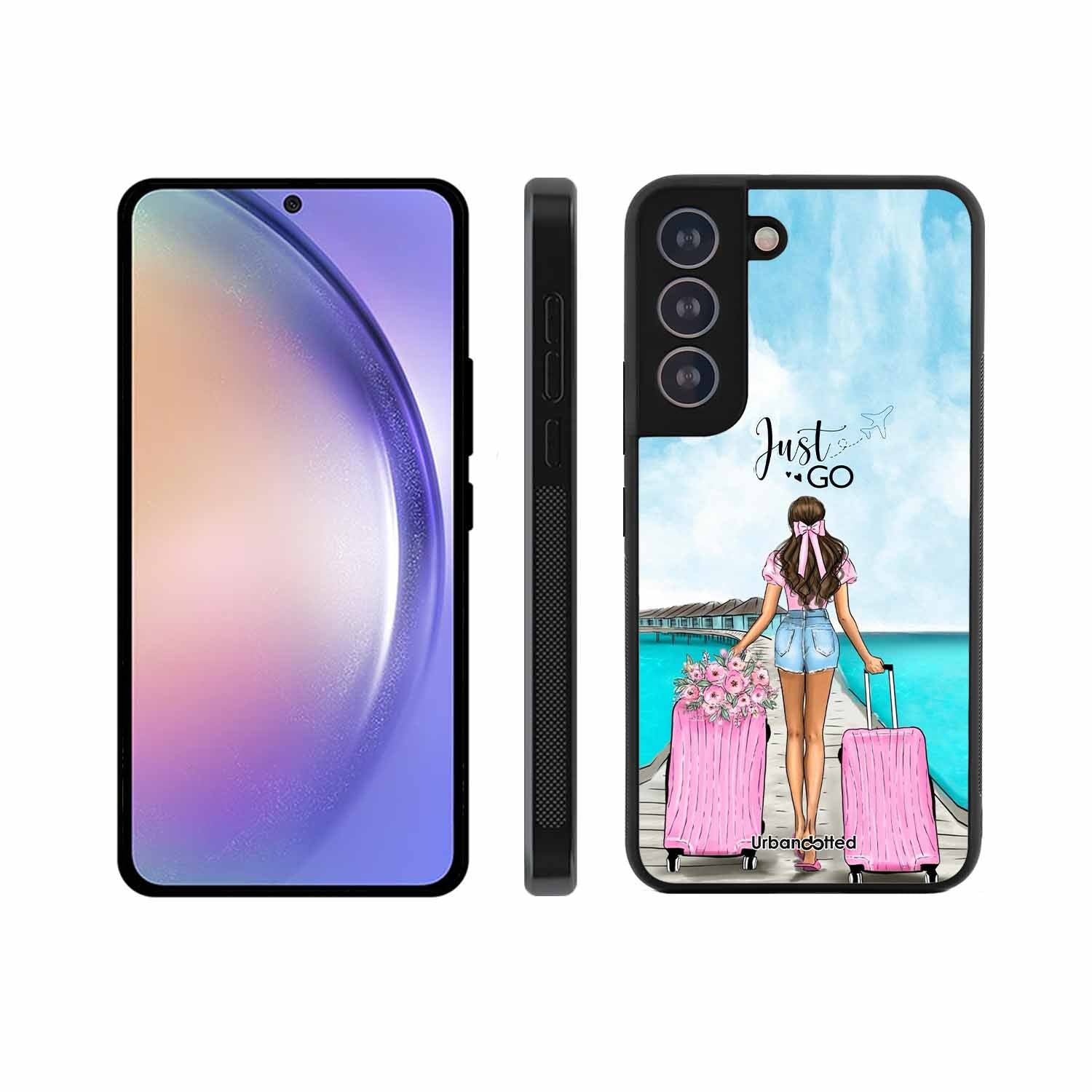 Just Go Travel Glass Case For Samsung S21 Plus
