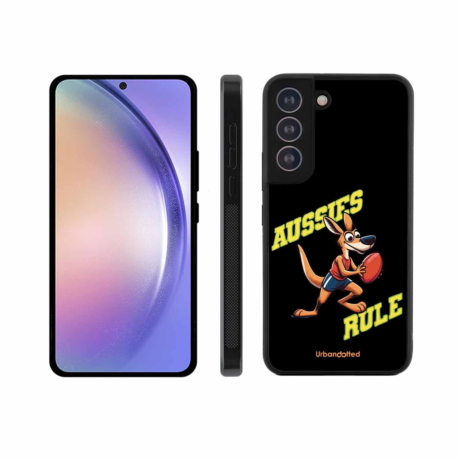 Aussies Rule Football Glass Case For Samsung S21 Plus