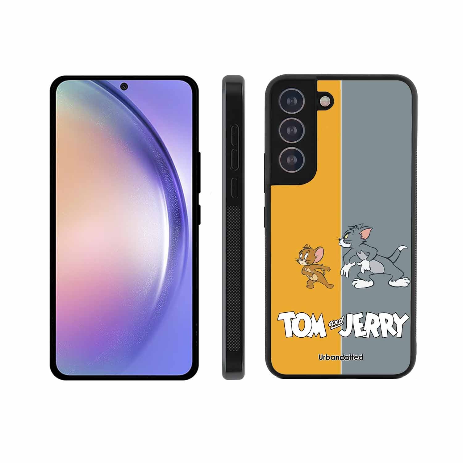 Tom and Jerry Chase Glass Case For Samsung S21 Plus