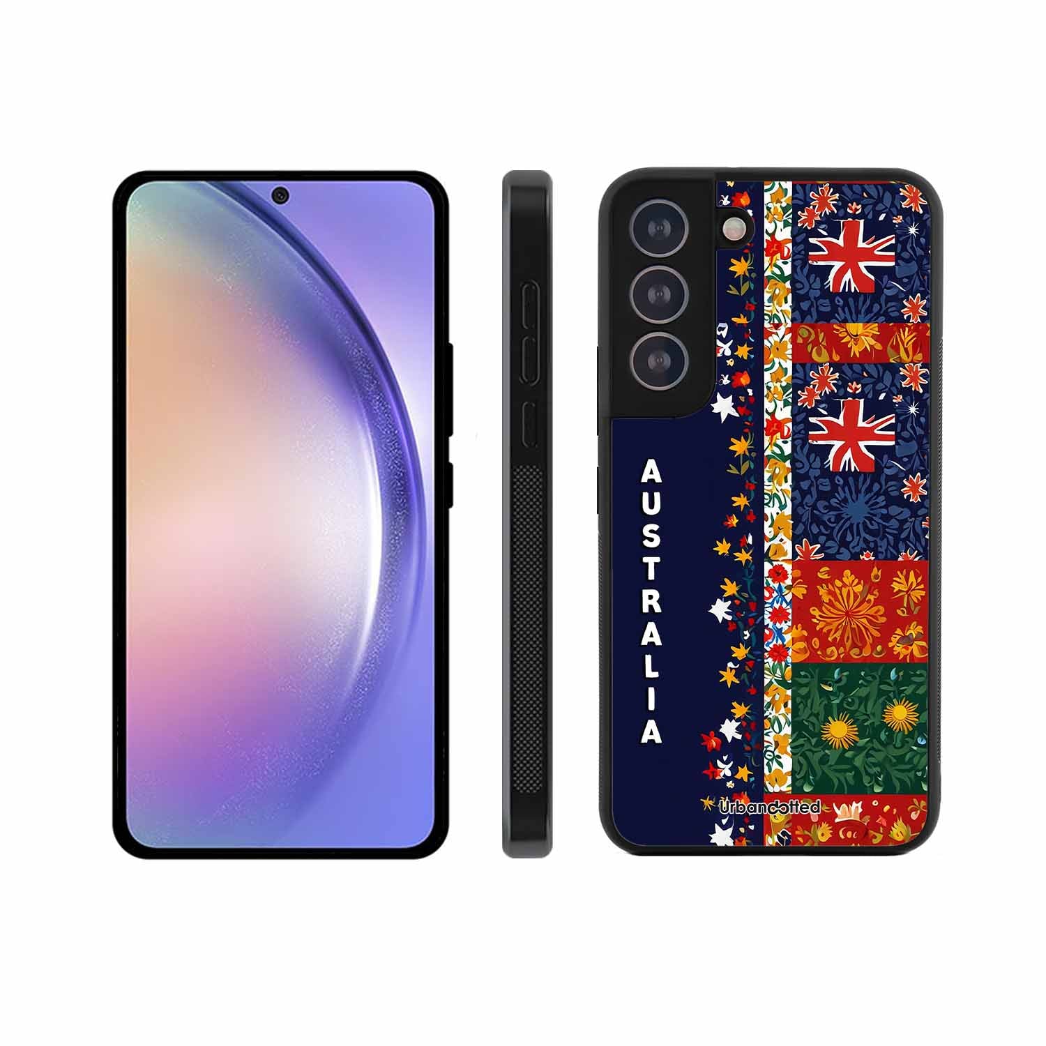 Australian National Pride Glass Case For Samsung S21 Plus