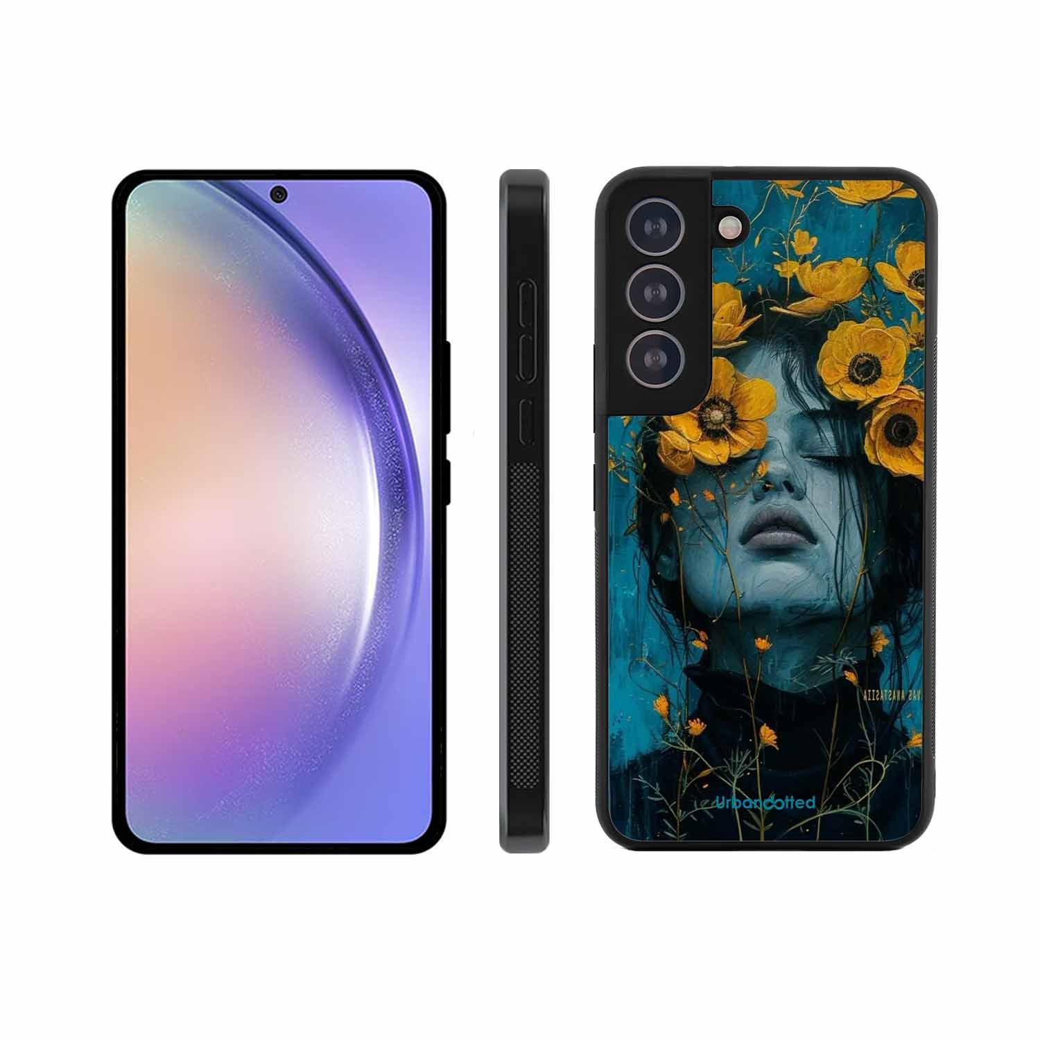 Wildflower Spirit Glass Case For Samsung S21 Plus