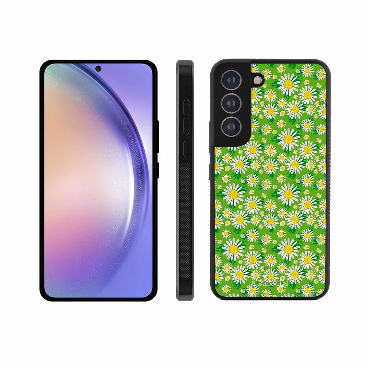 Cheerful Daisy Glass Case For Samsung S21