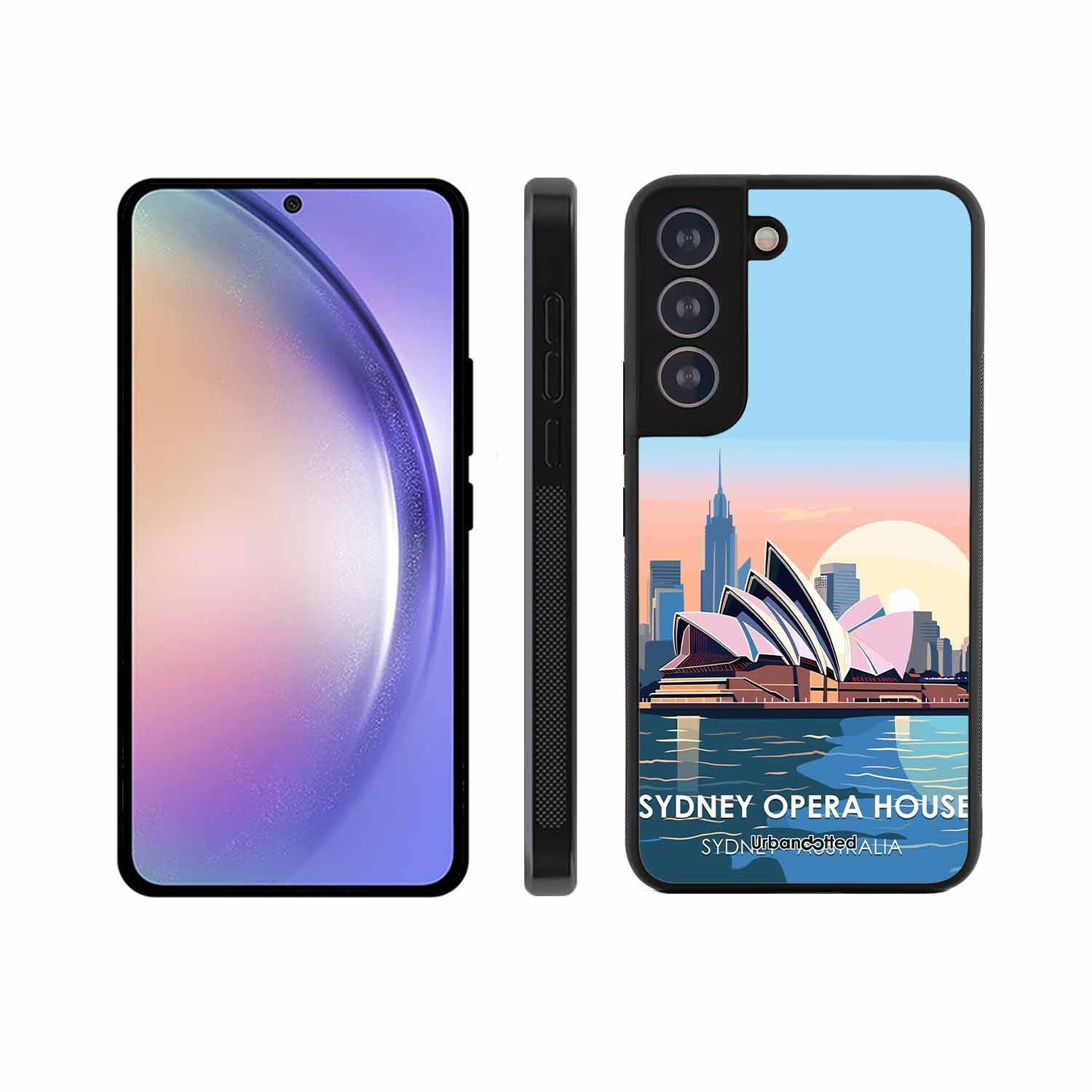 Sydney Opera House Sunrise Glass Case For Samsung S21 Plus