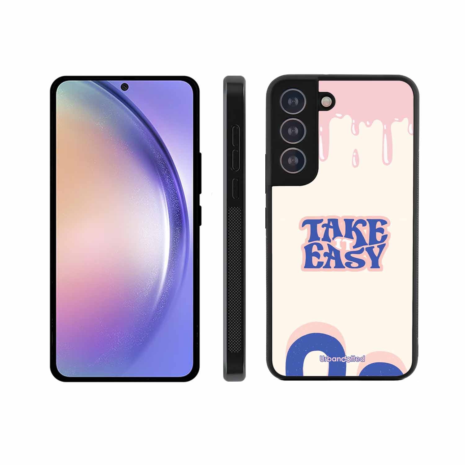 Take It Easy Drip Glass Case For Samsung S21 Plus
