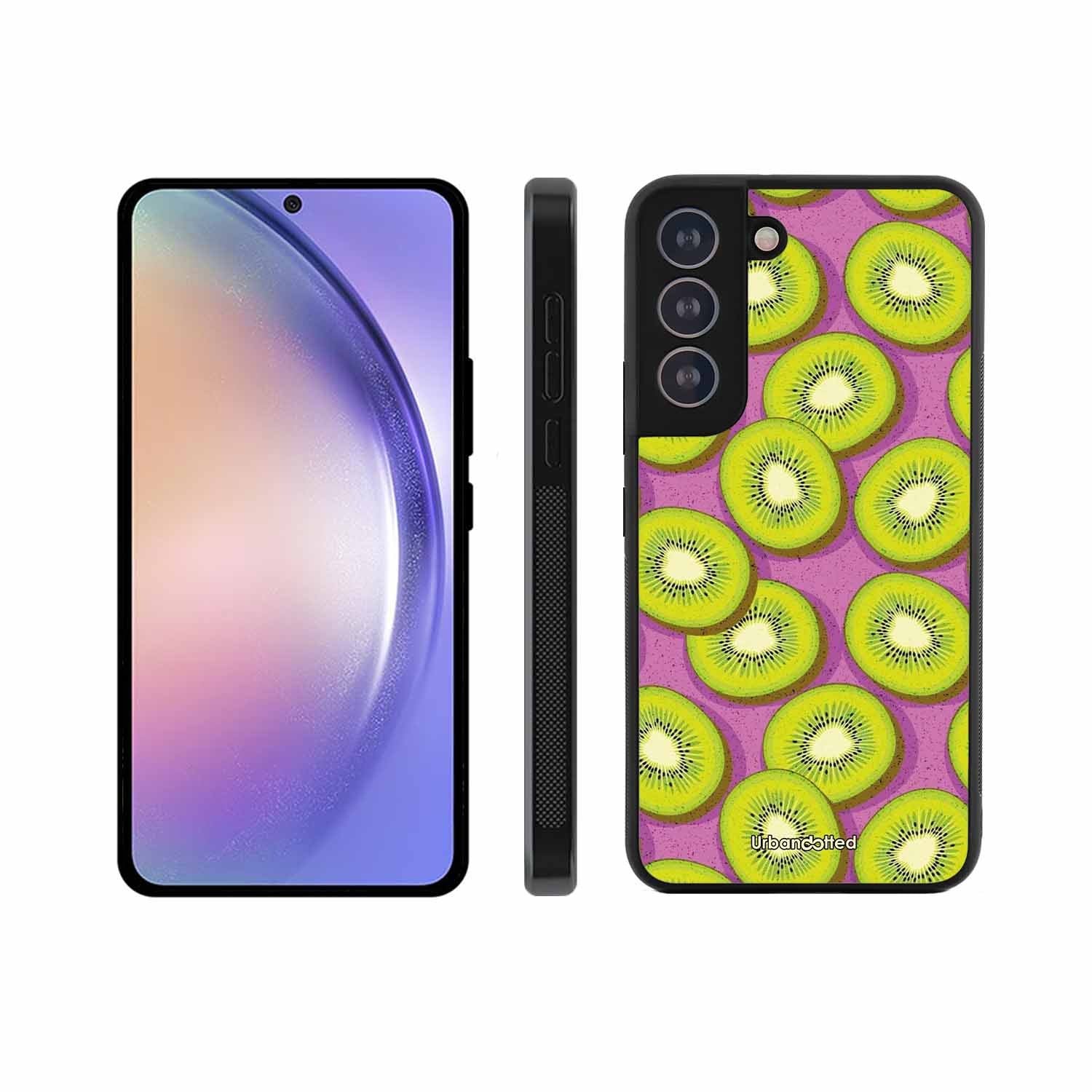 Refreshing Kiwi Glass Case For Samsung S21 Plus