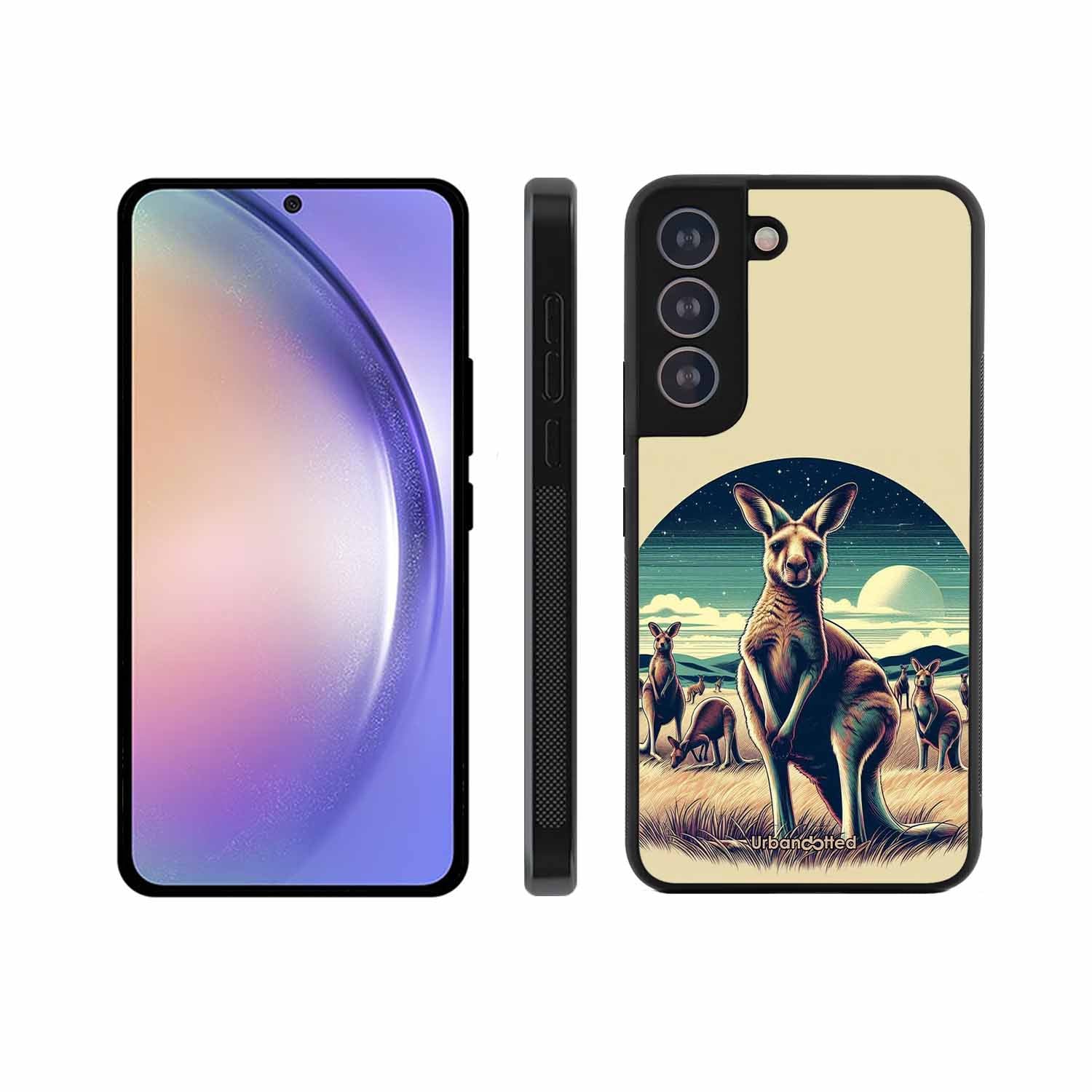 Kangaroo Mob Moonlight Glass Case For Samsung S21