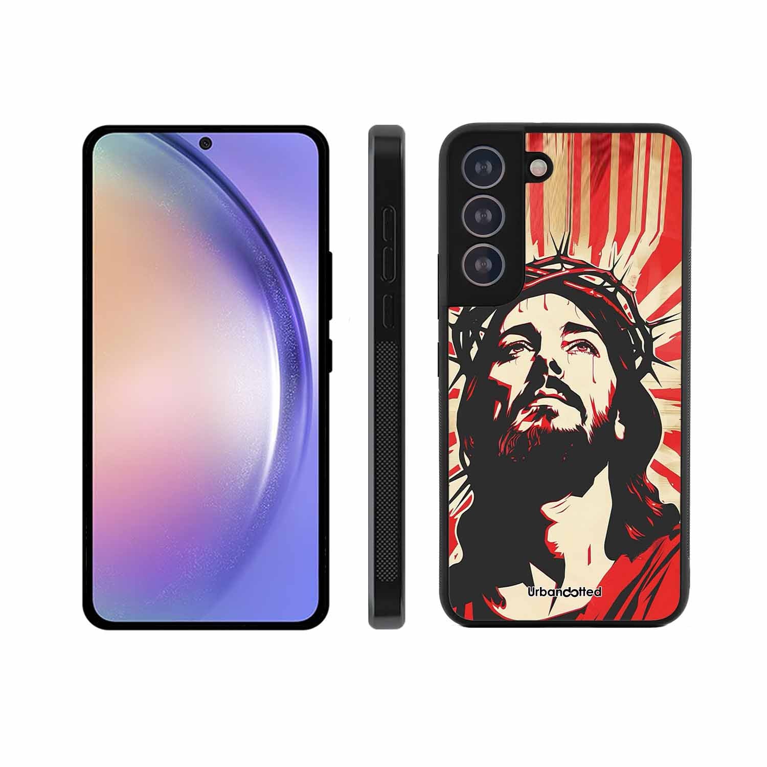 Spiritual Art Glass Case For Samsung S21