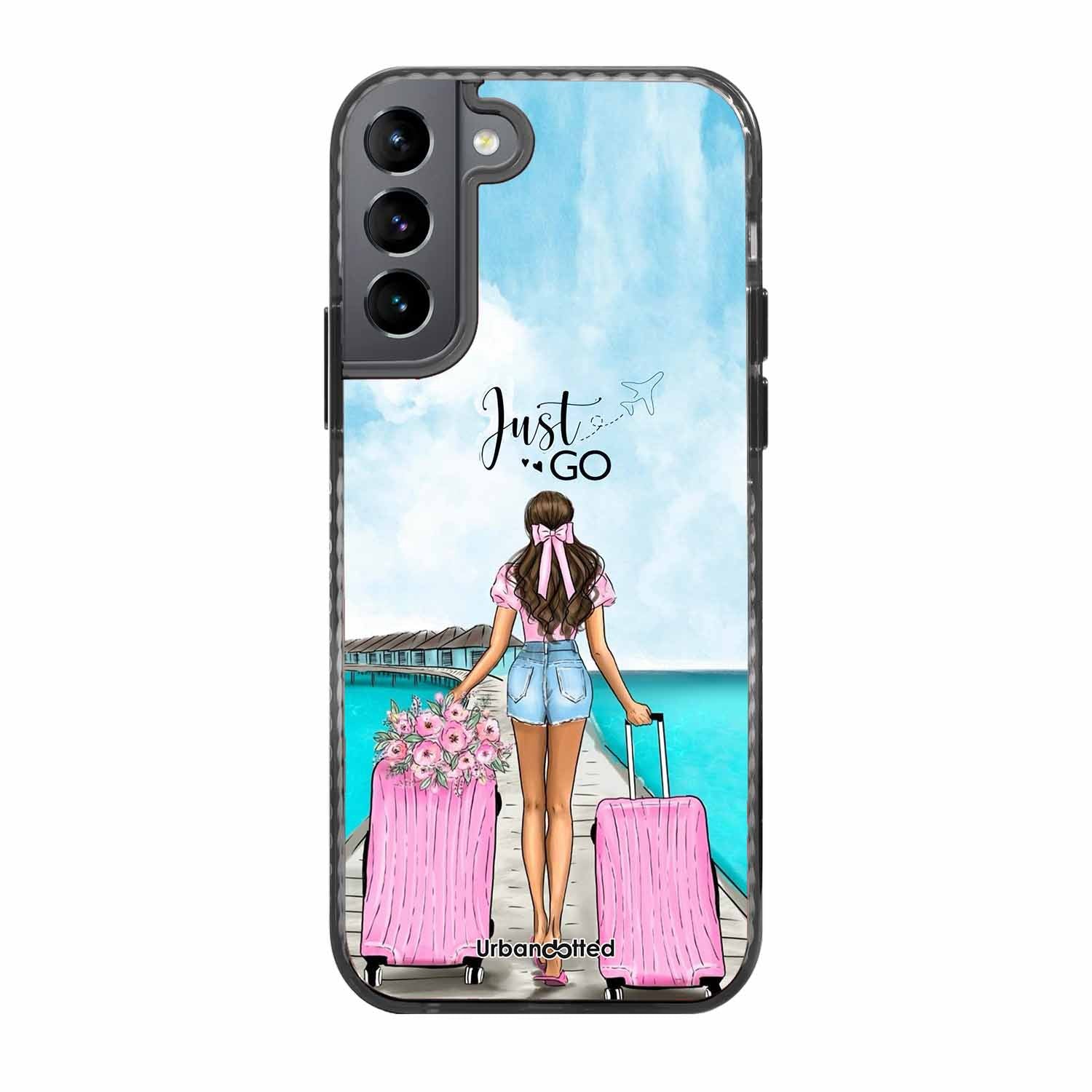 Just Go Travel Glass Case For Samsung S22 Plus 5G