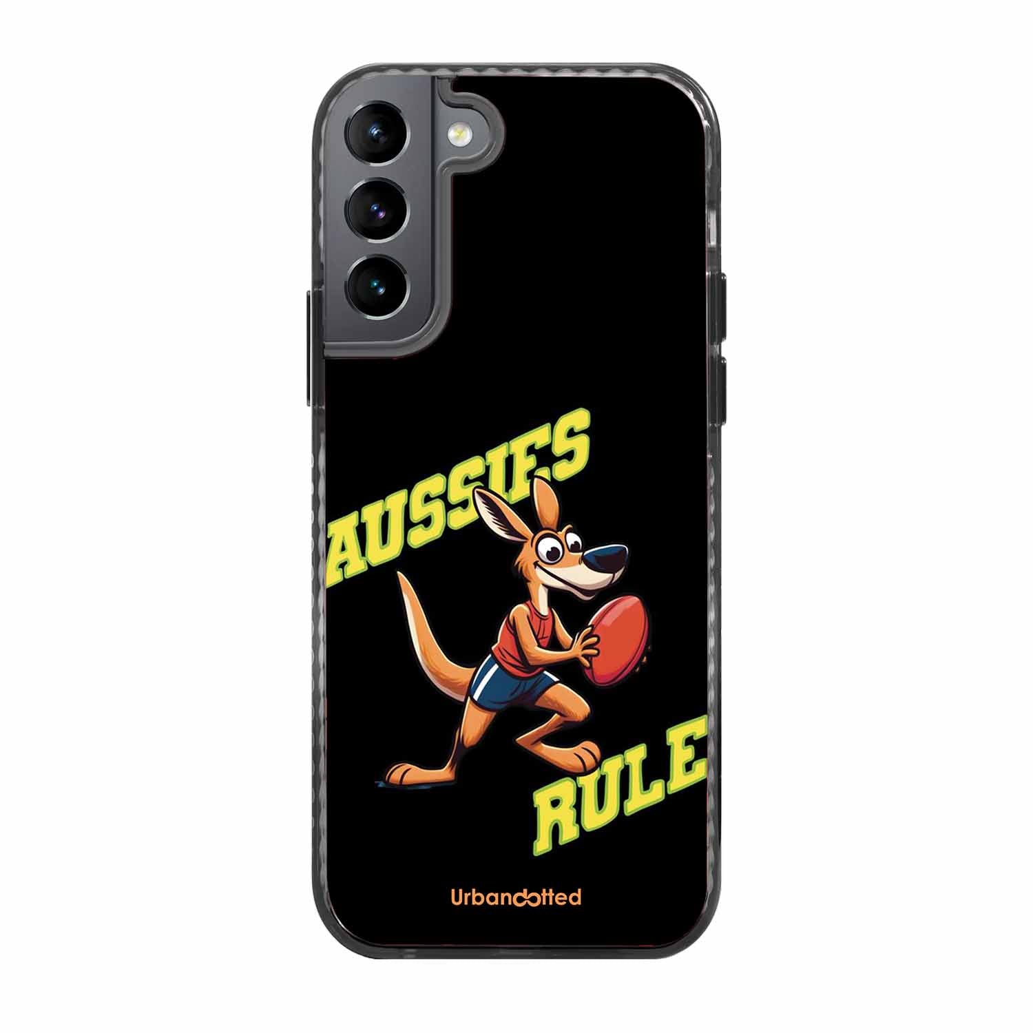 Aussies Rule Football Glass Case For Samsung S22 Plus 5G