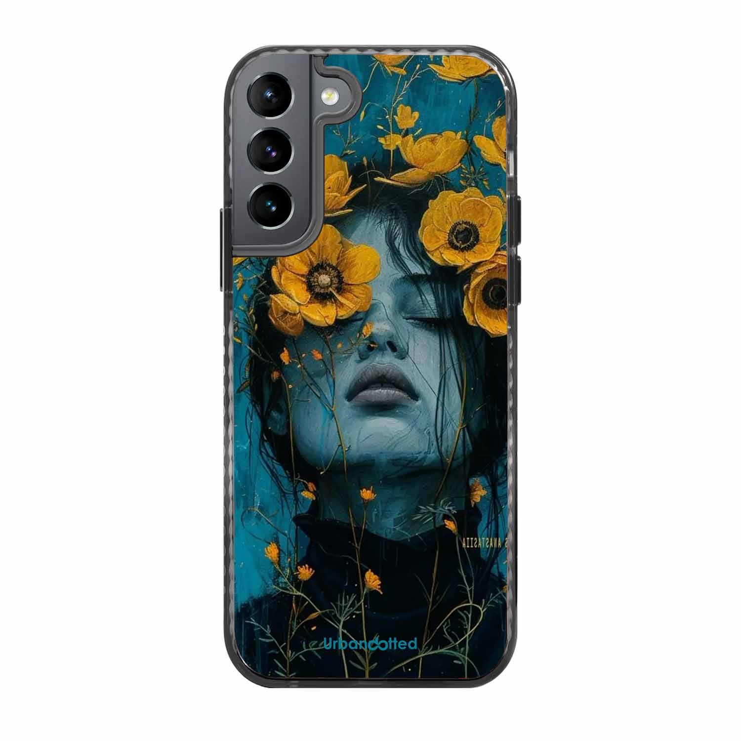 Wildflower Spirit Glass Case For Samsung S22 5G