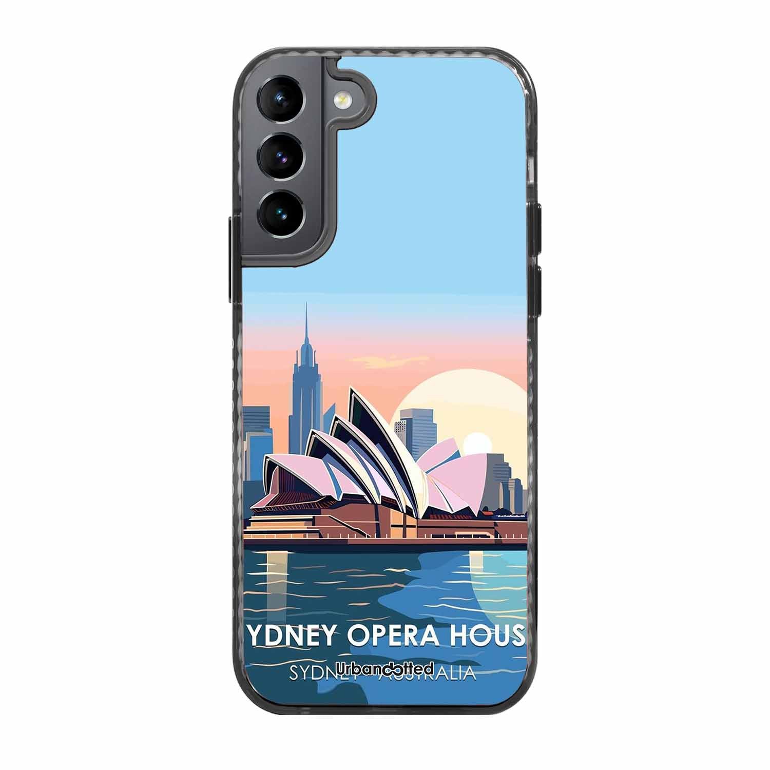 Sydney Opera House Sunrise Glass Case For Samsung S22 Plus 5G