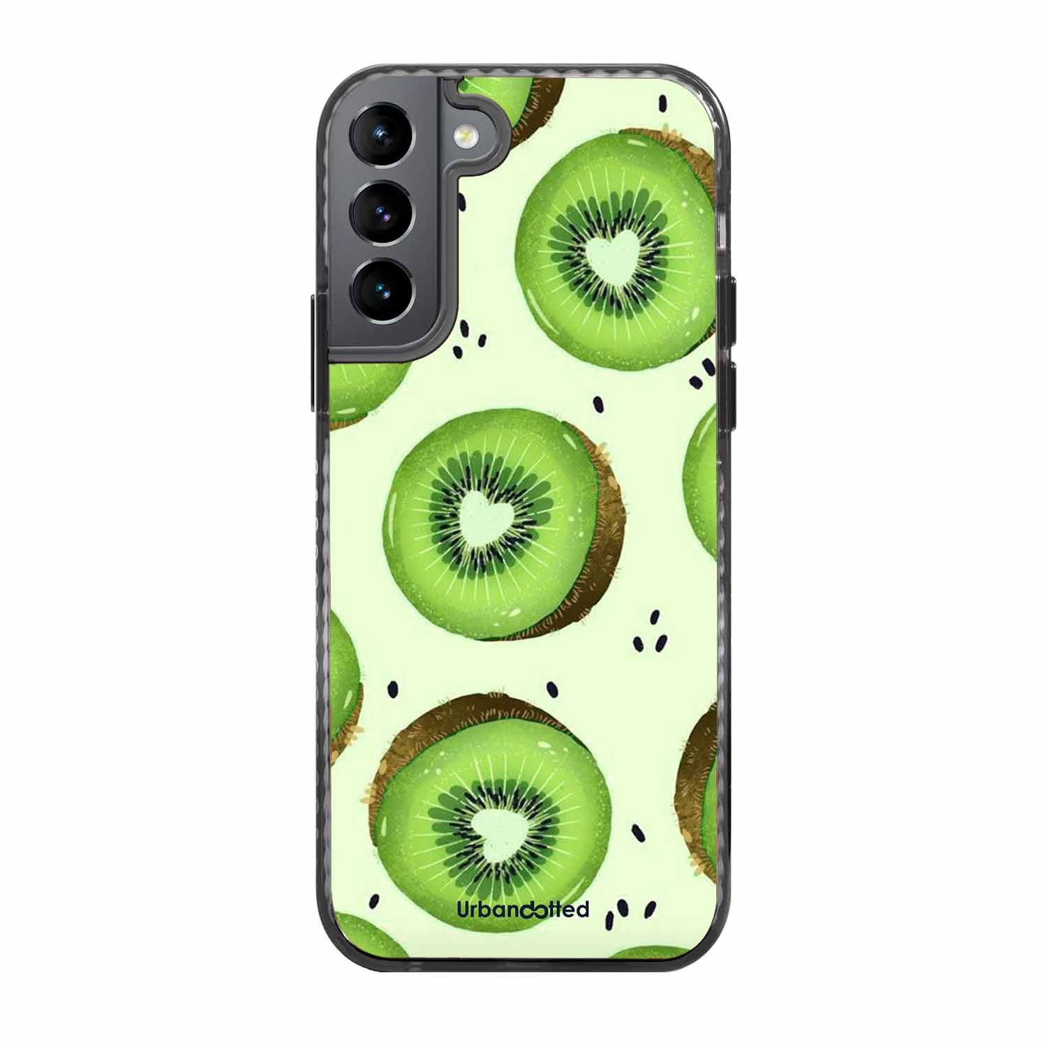 Tropical Kiwi Fruit Glass Case For Samsung S22 Plus 5G