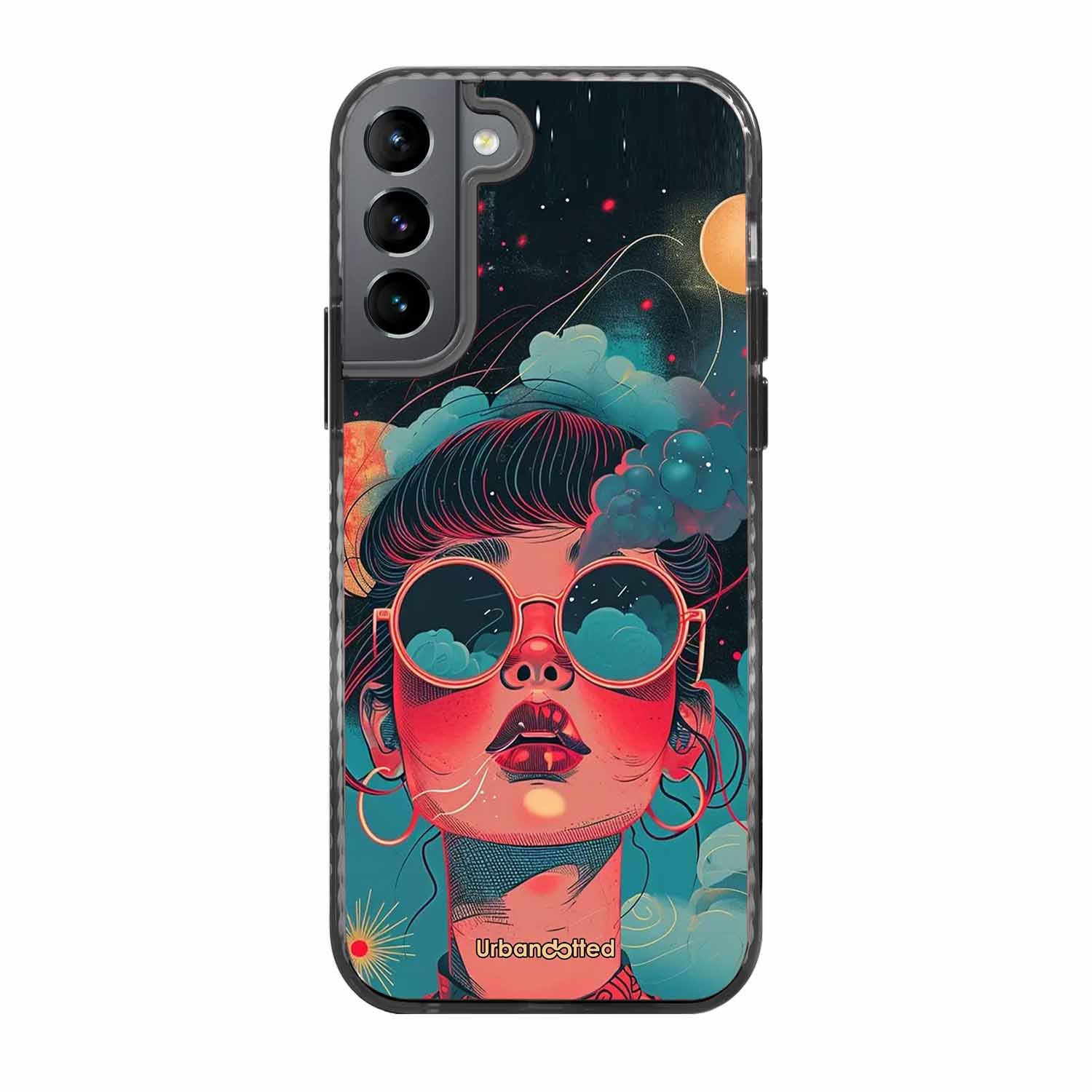 Starry Eyed Wonder Glass Case For Samsung S22 Plus 5G