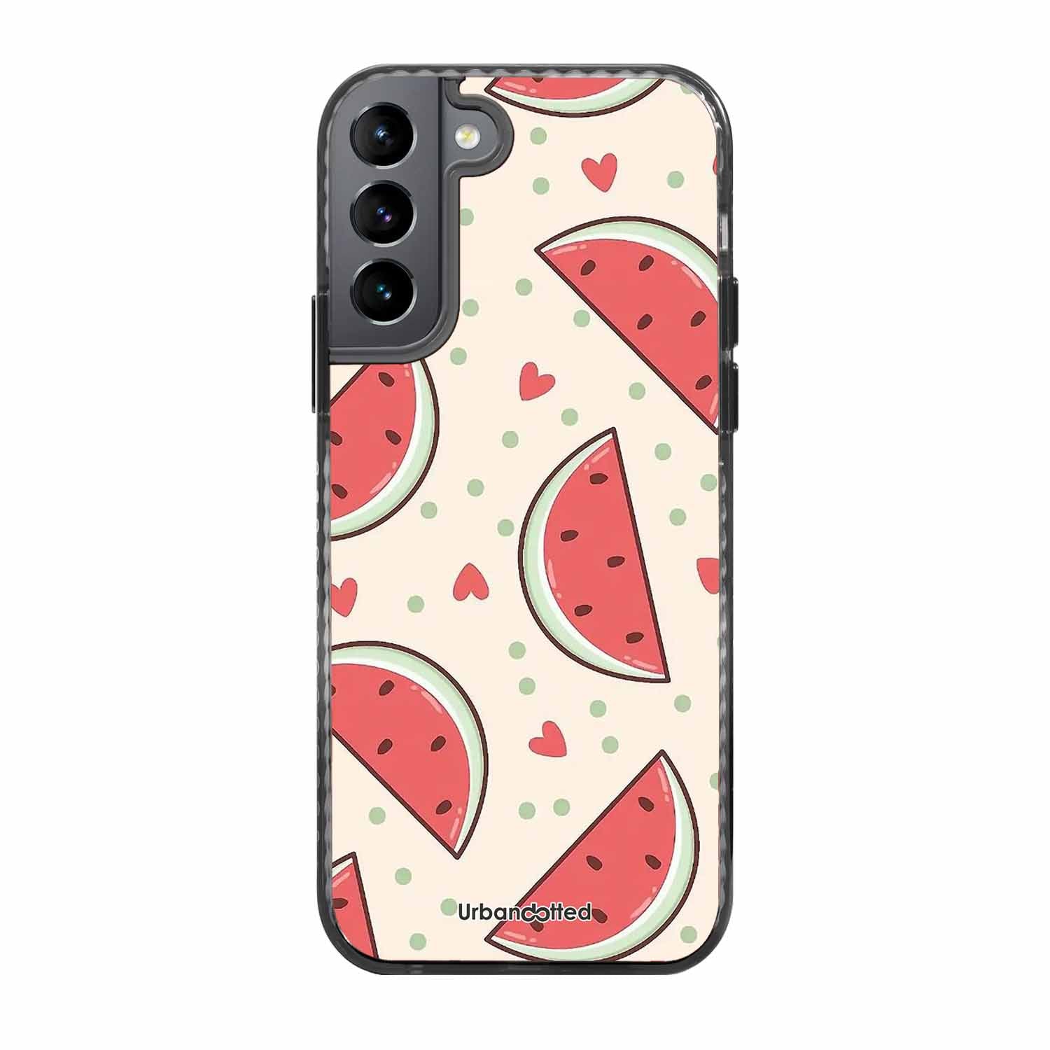 Watermelon Slice Fun Glass Case For Samsung S22 5G
