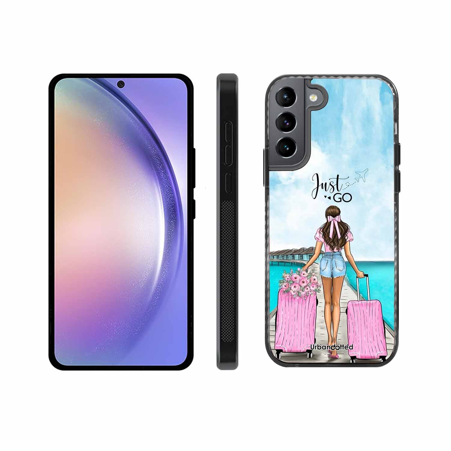 Just Go Travel Glass Case For Samsung S22 Plus 5G