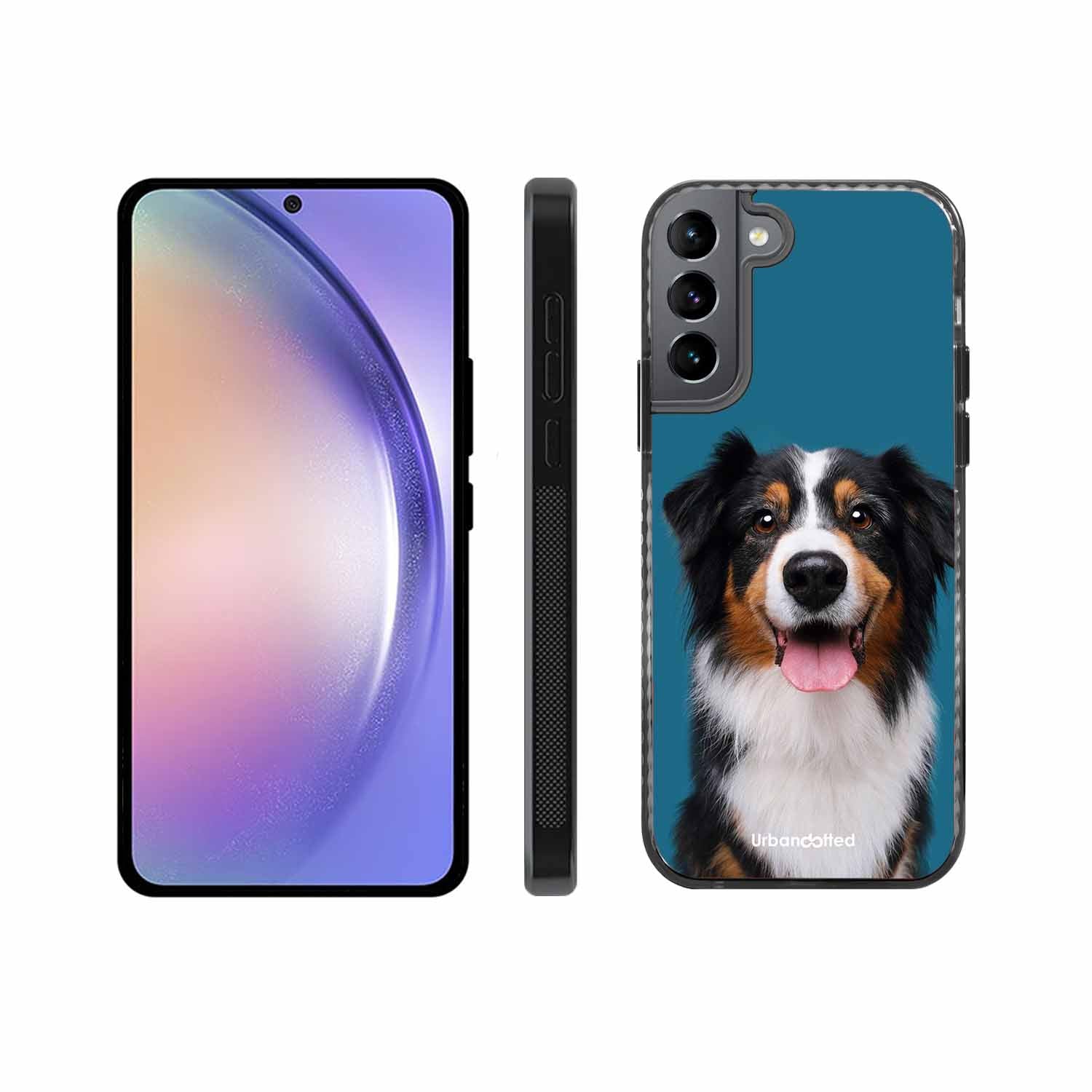 Aussie Shepherd Smile Glass Case For Samsung S22 Plus 5G