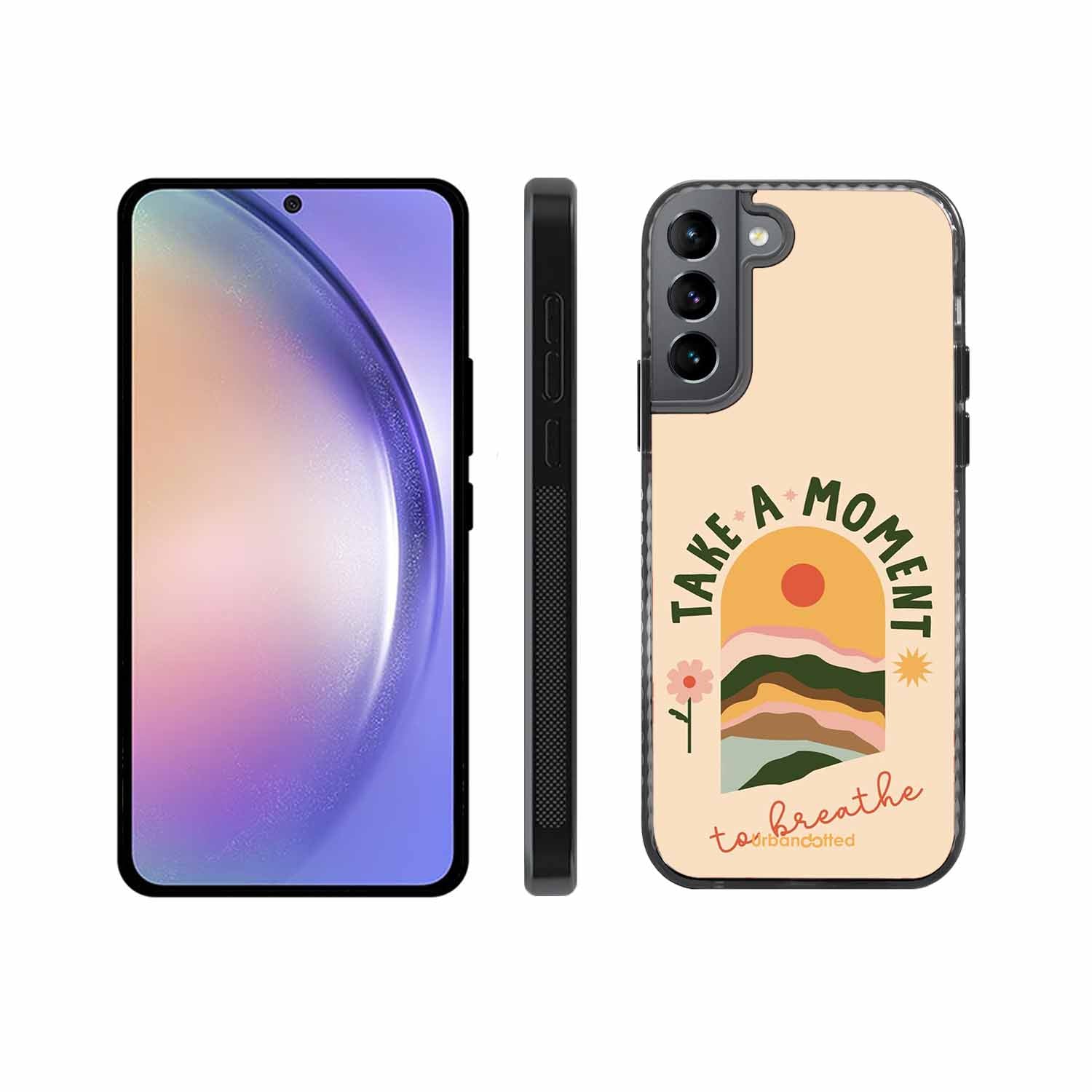 Take A Moment Breathe Glass Case For Samsung S22 Plus 5G