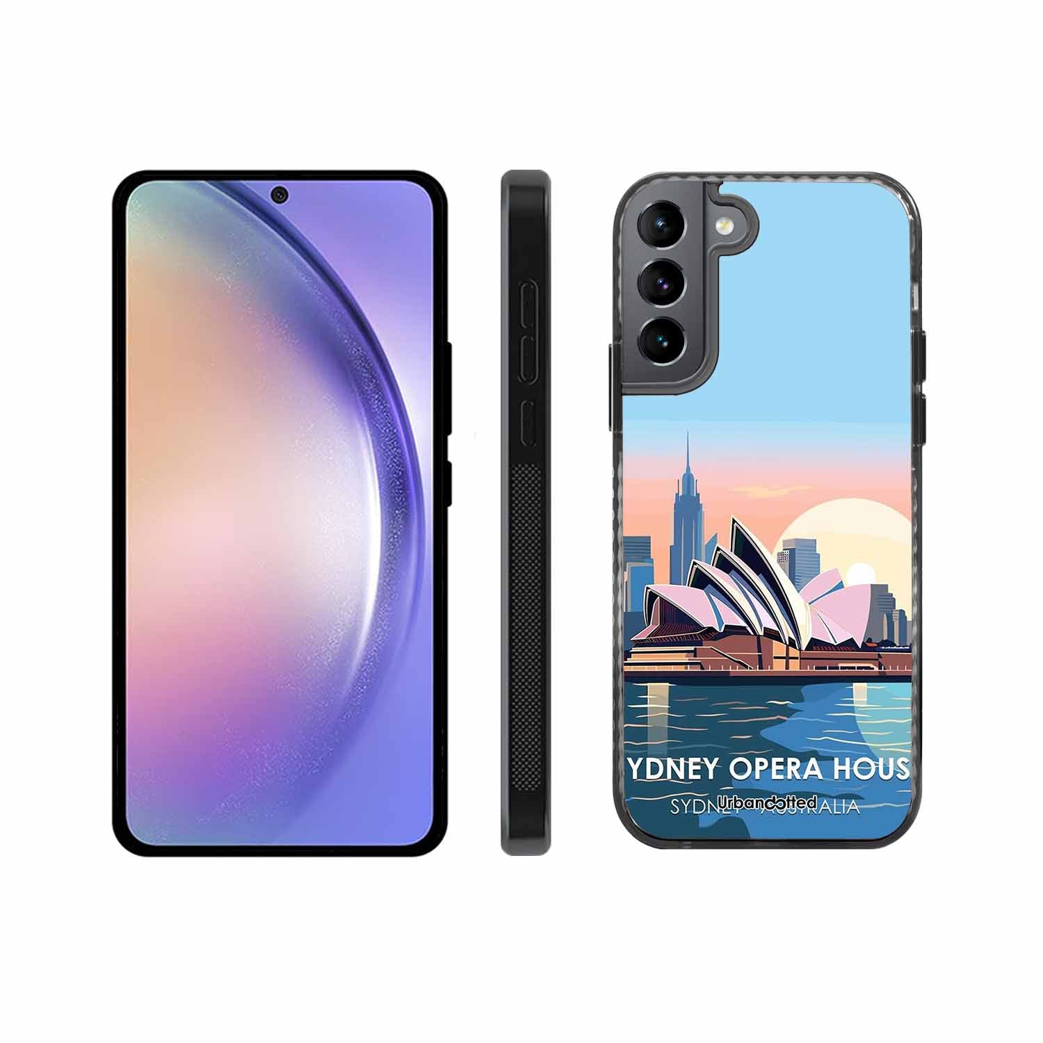 Sydney Opera House Sunrise Glass Case For Samsung S22 Plus 5G