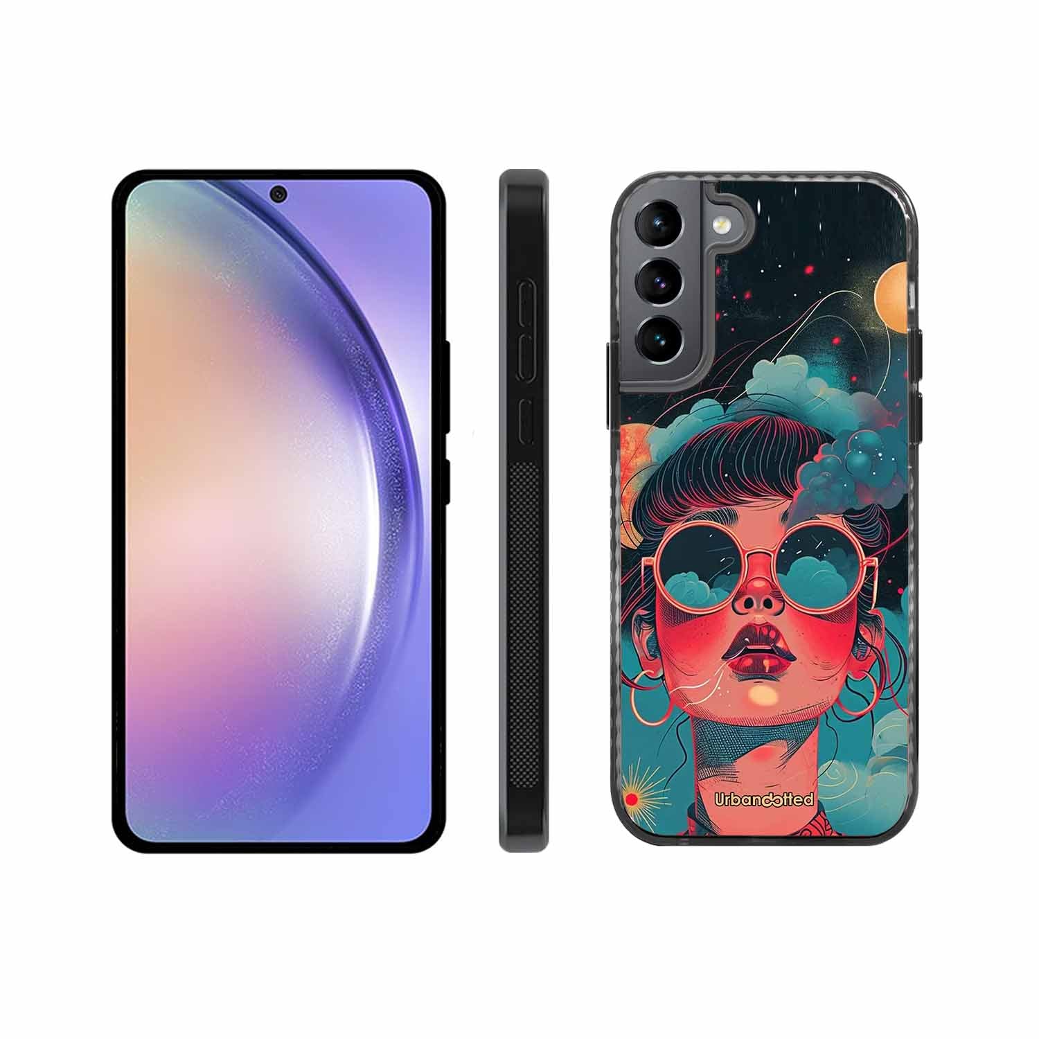 Starry Eyed Wonder Glass Case For Samsung S22 Plus 5G