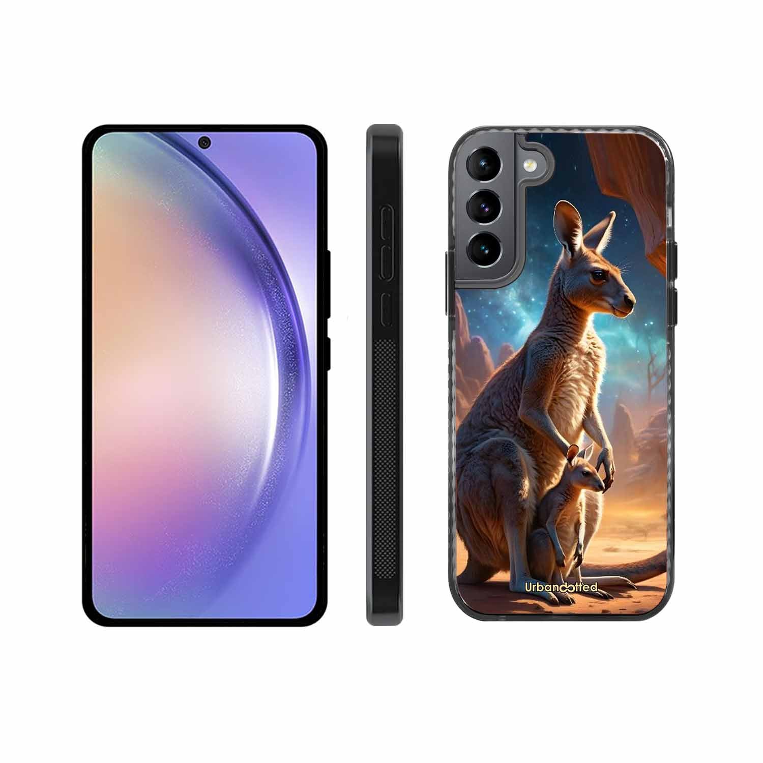Kangaroo Mother Love Glass Case For Samsung S22 Plus 5G