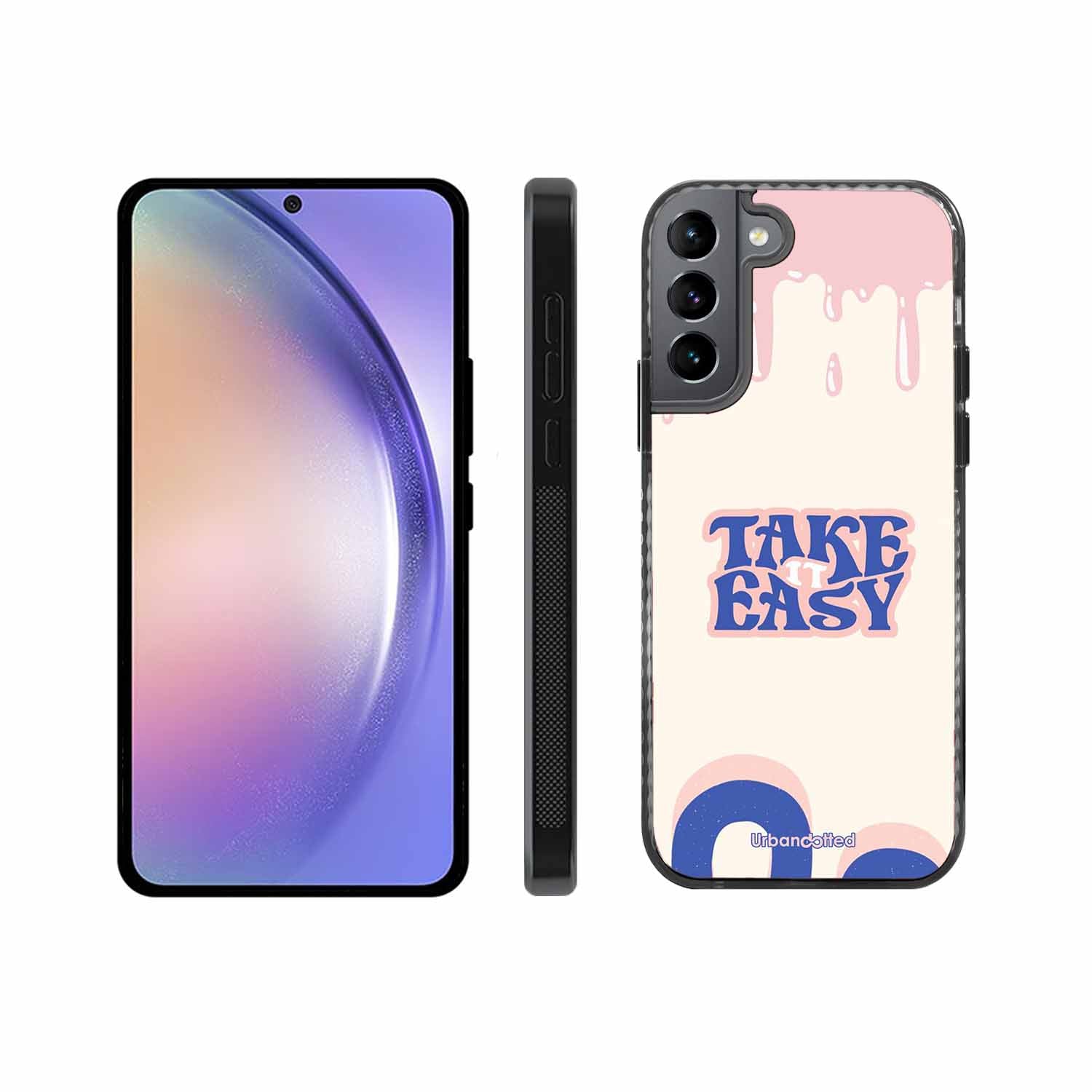 Take It Easy Drip Glass Case For Samsung S22 Plus 5G