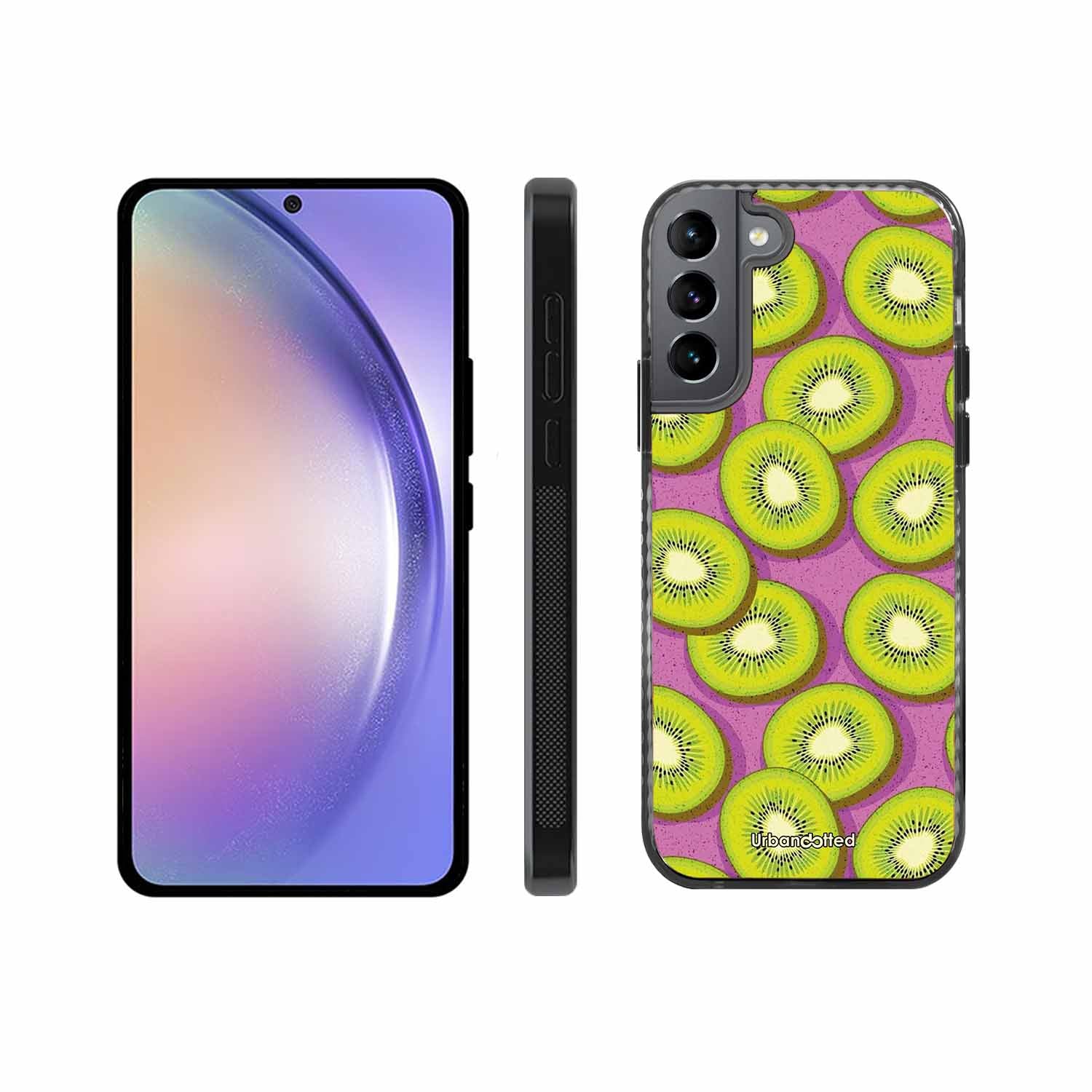 Refreshing Kiwi Glass Case For Samsung S22 5G