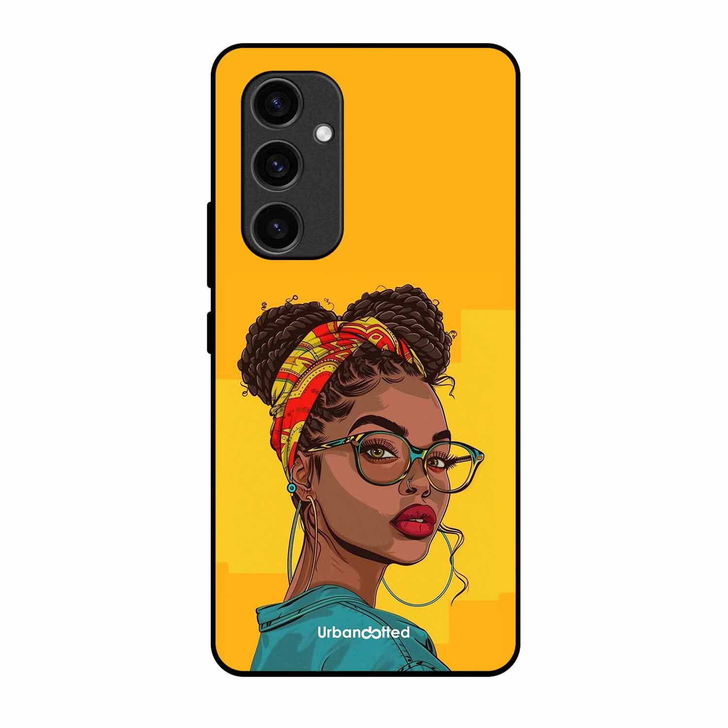 Headscarf Beauty Glass Case For Samsung S24 Plus