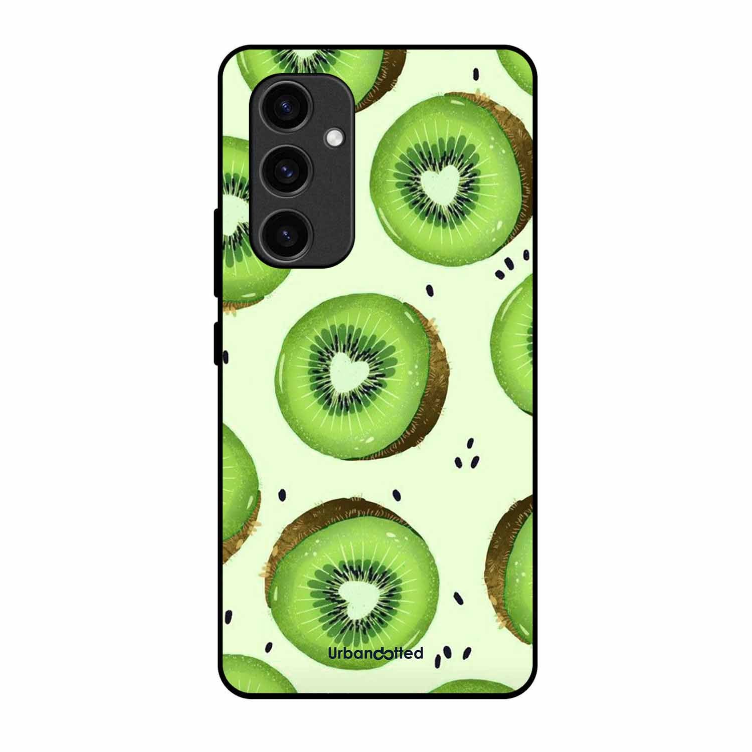 Tropical Kiwi Fruit Glass Case For Samsung S24 Plus