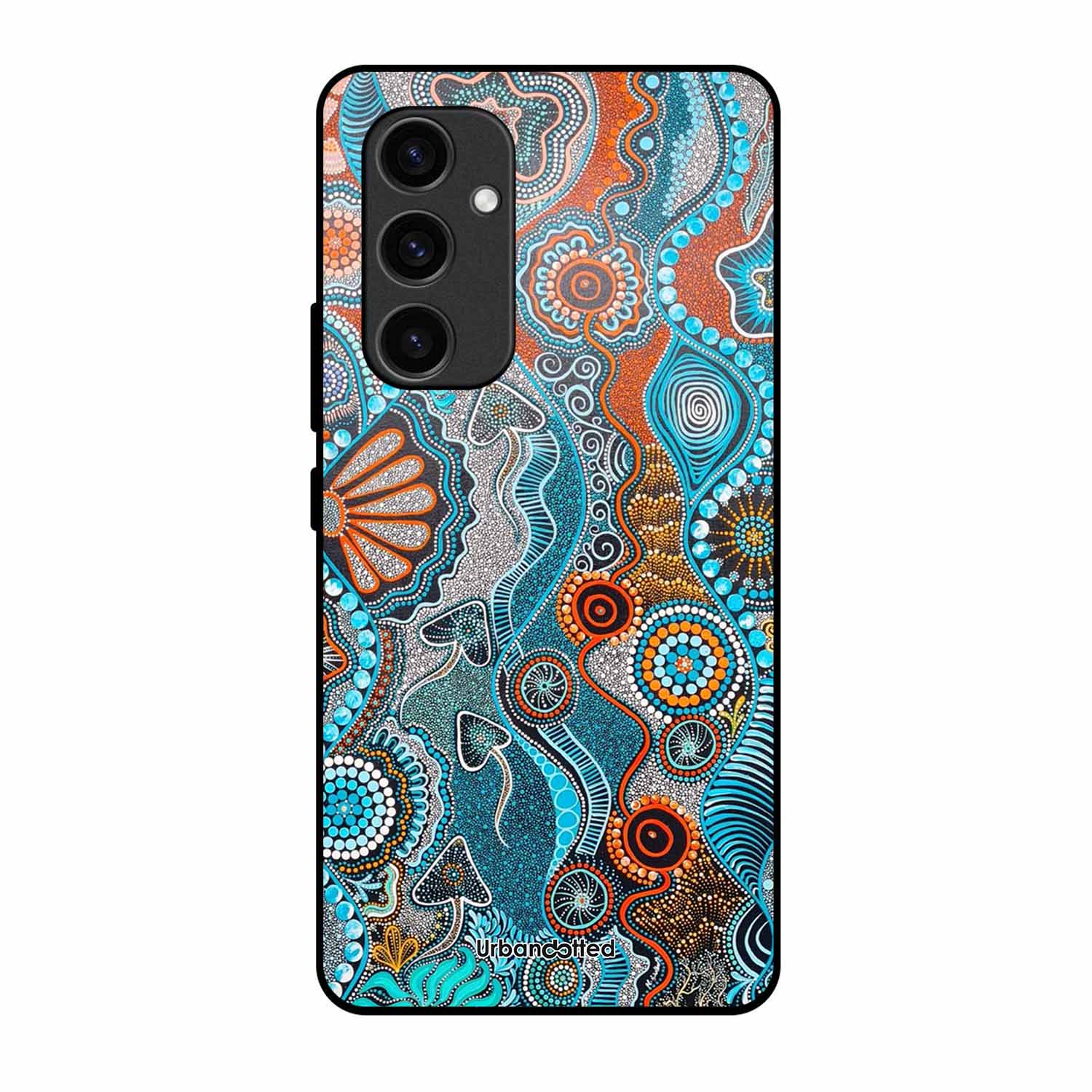 Aboriginal Art Story Glass Case For Samsung S24 Plus
